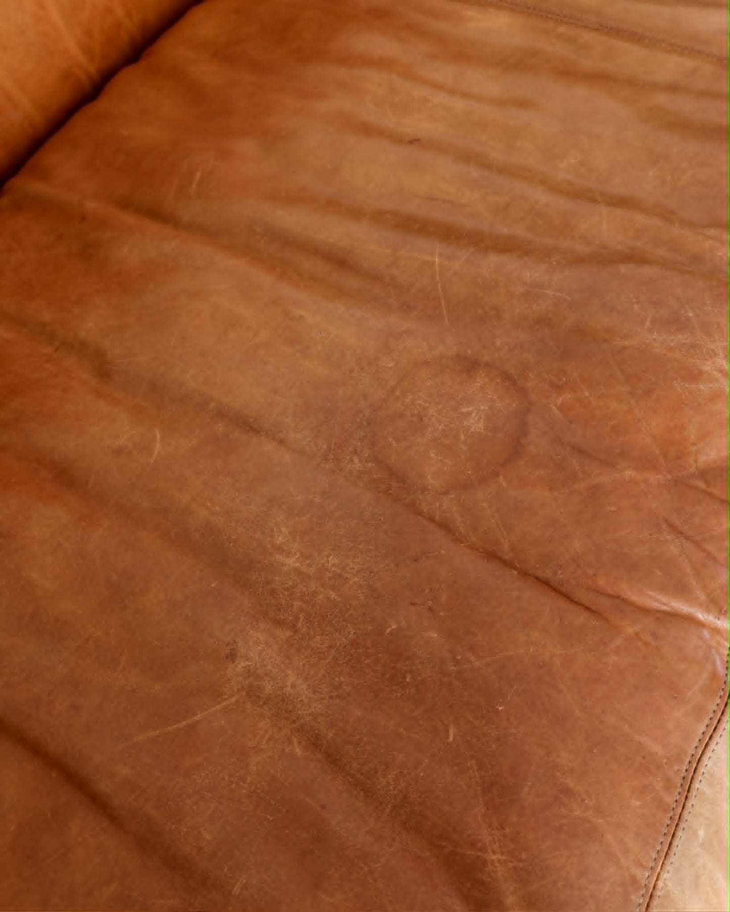 Vintage Ralph Lauren Leather Sofa by Henredon - Circa 1990's