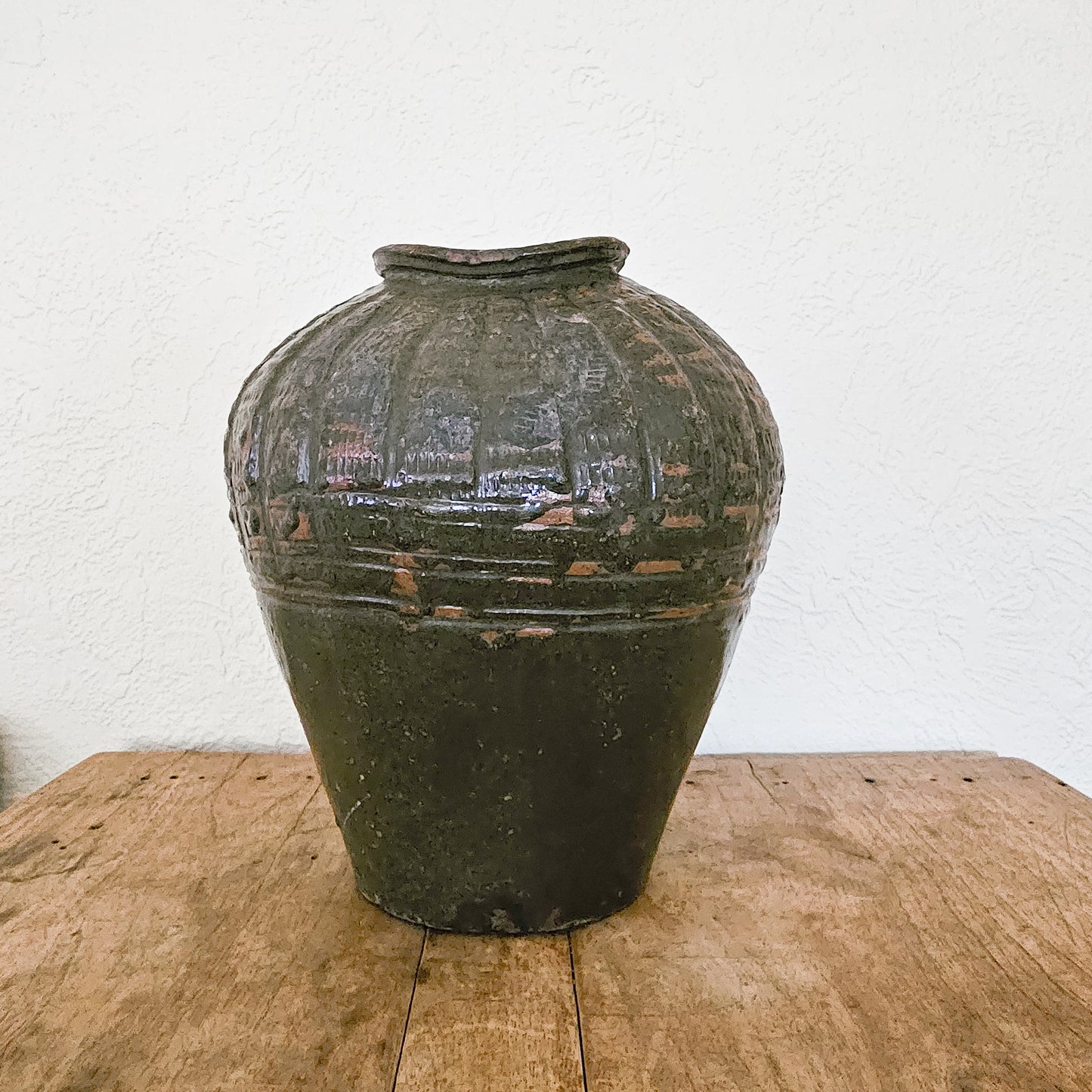 Vintage rice wine jar-small