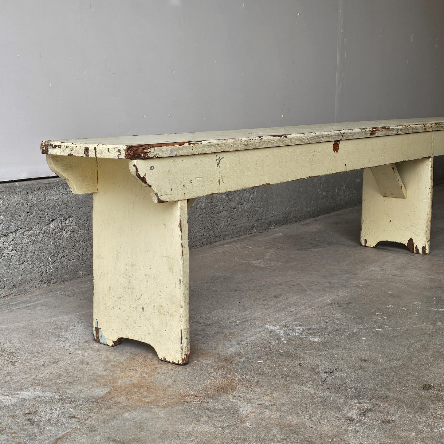 Primitive Bench with Original Paint Finish