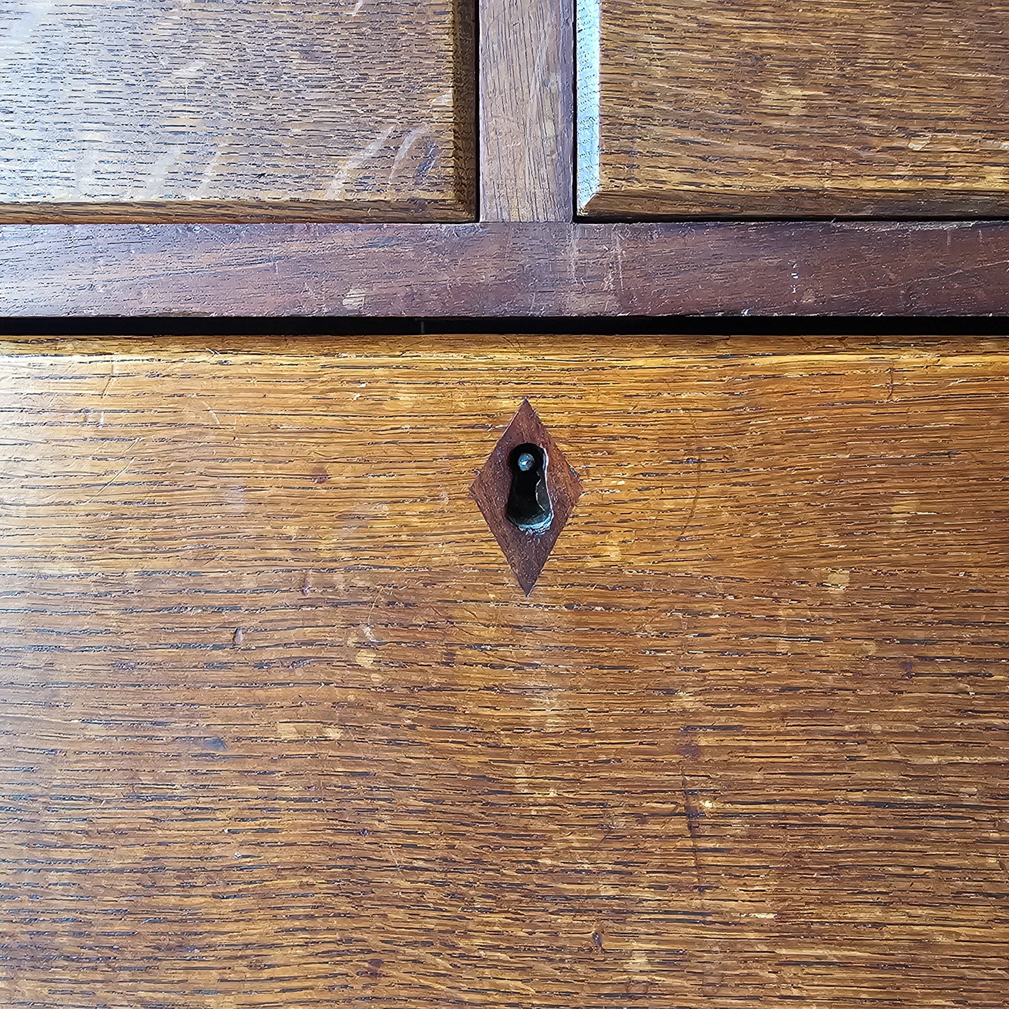 Antique 19th-century oak chest of drawers