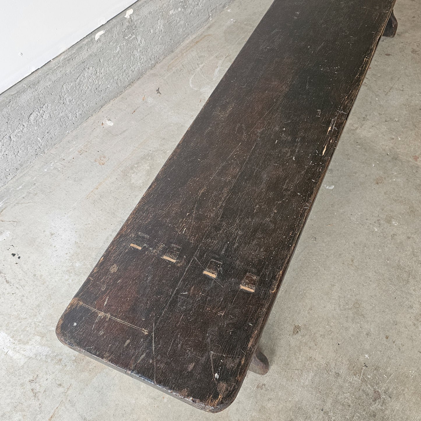 Antique Oak Bench - Circa 1910