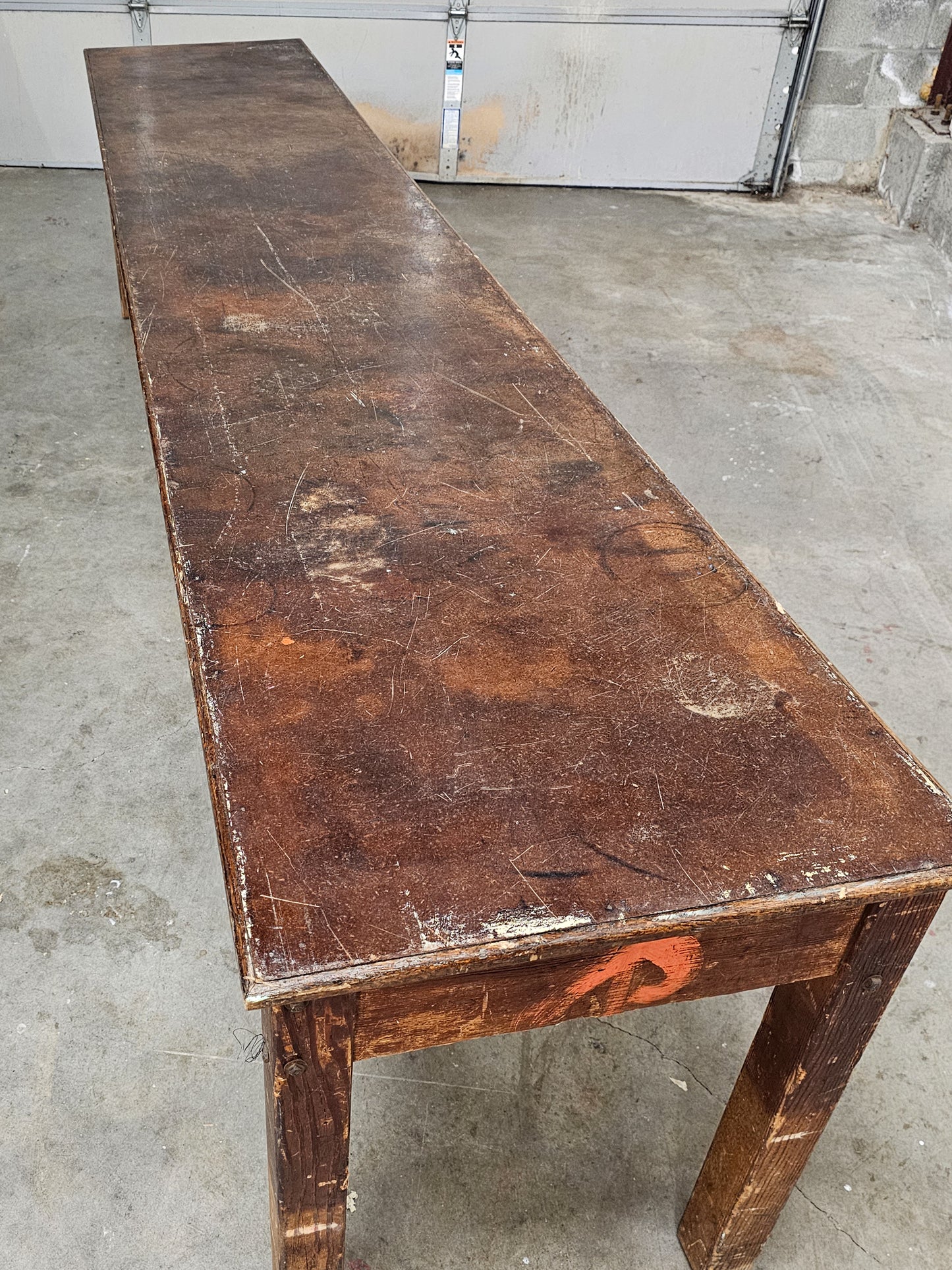 Antique Early 1900s Library Table