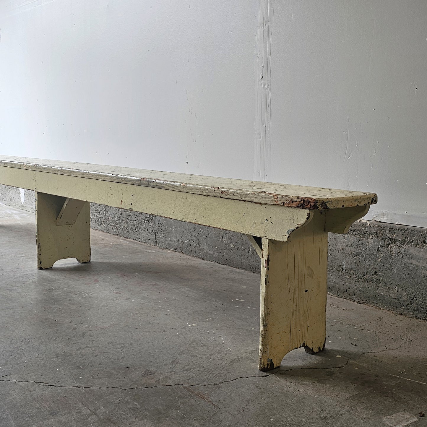 Primitive Bench with Original Paint Finish