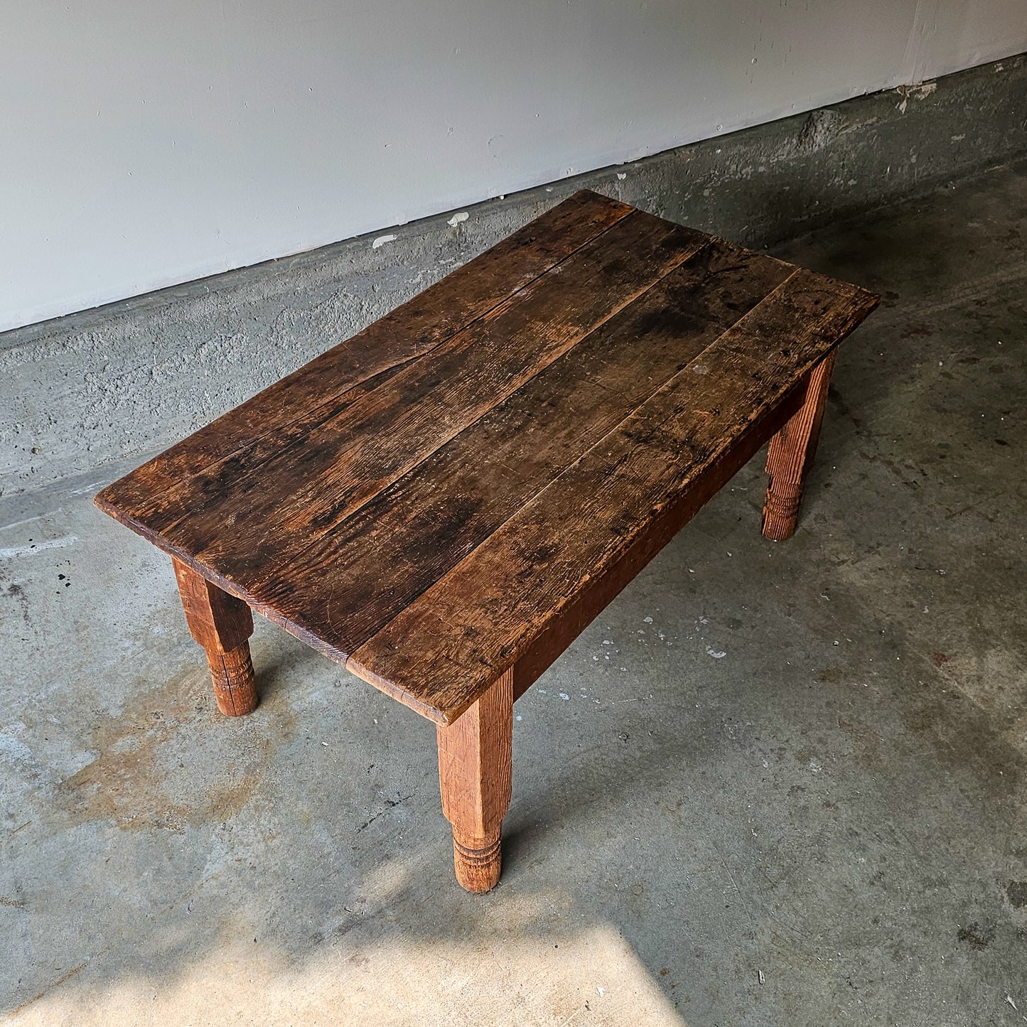 Antique farmhouse coffee table