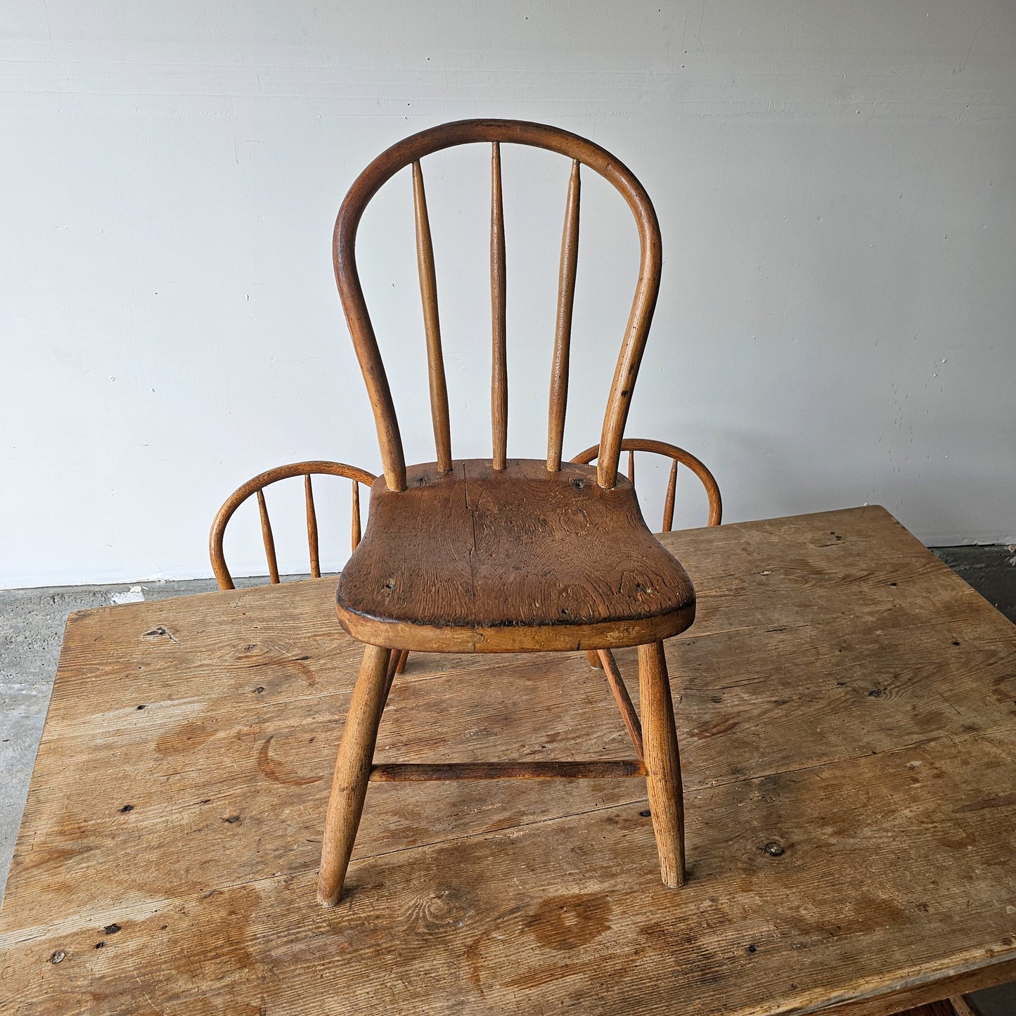 Small Antique English Pine Table