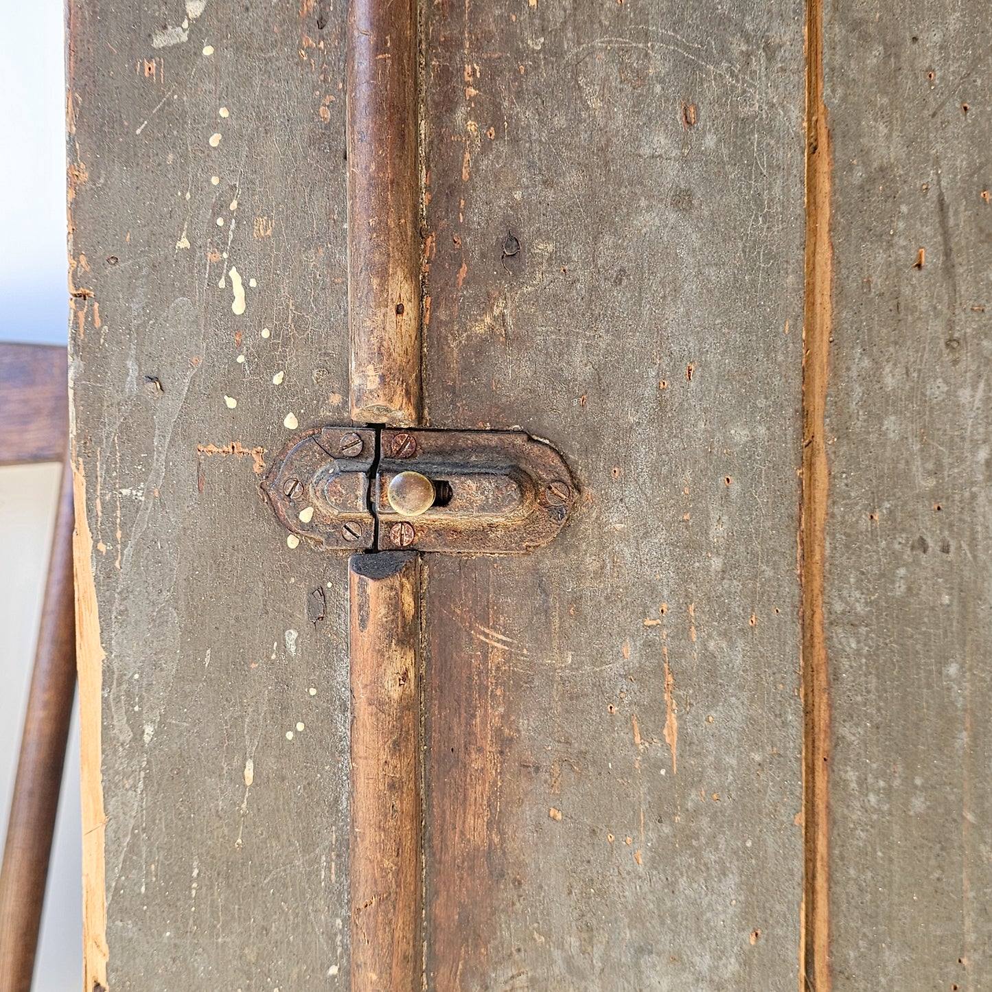 Late 1800s Antique Pine Jelly Cabinet with Original Finish