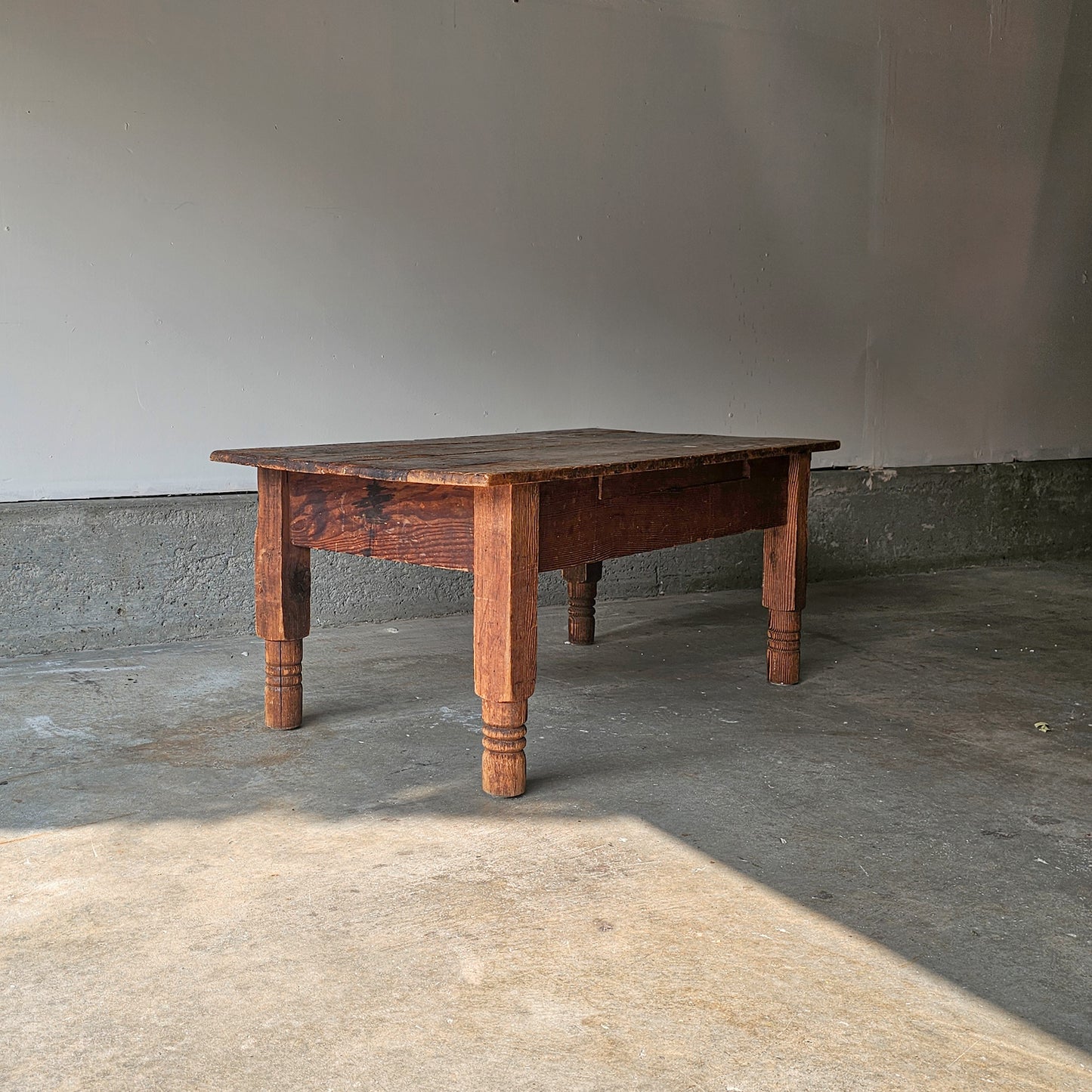 Antique farmhouse coffee table
