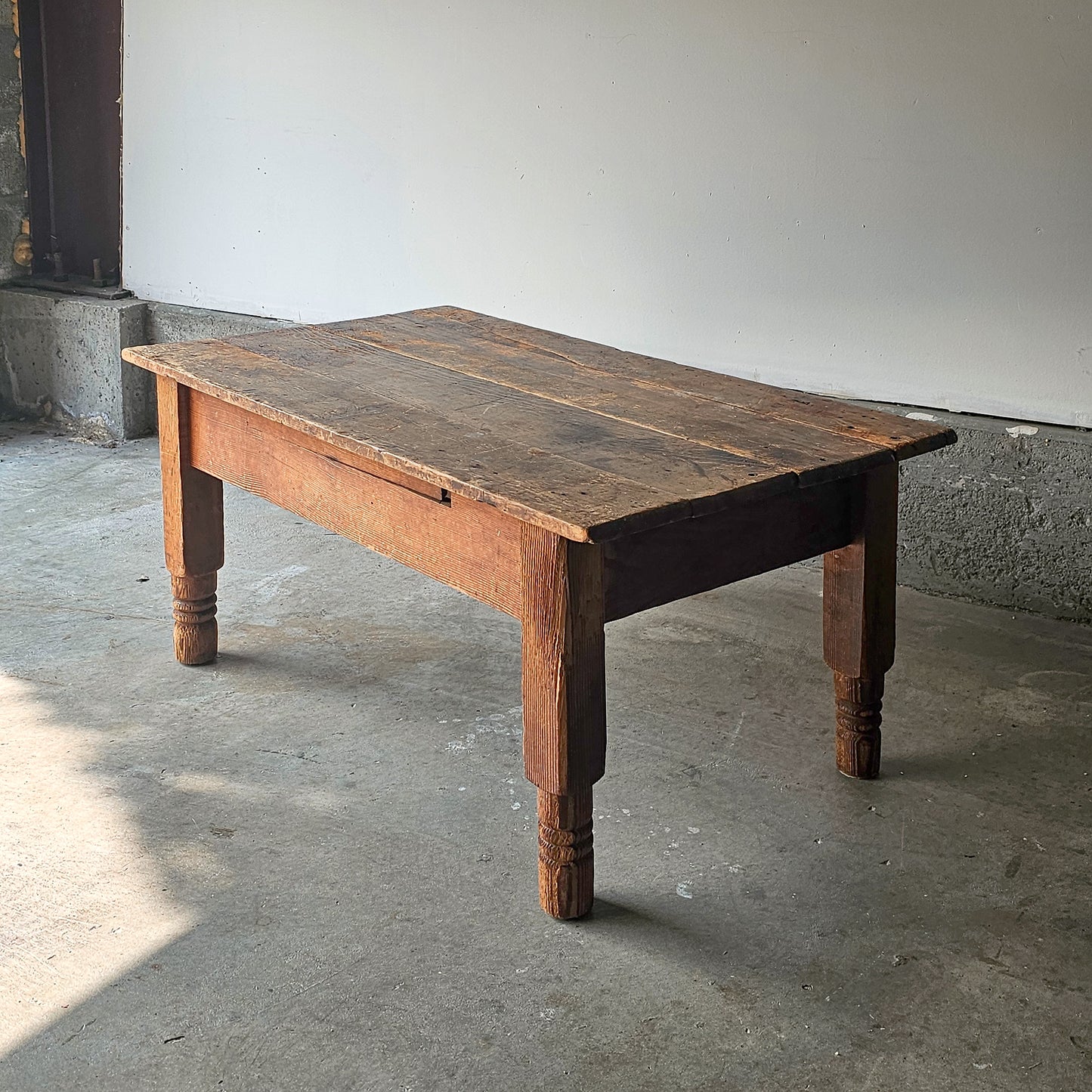 Antique farmhouse coffee table