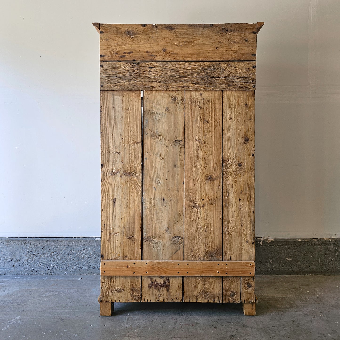Antique pine bookcase