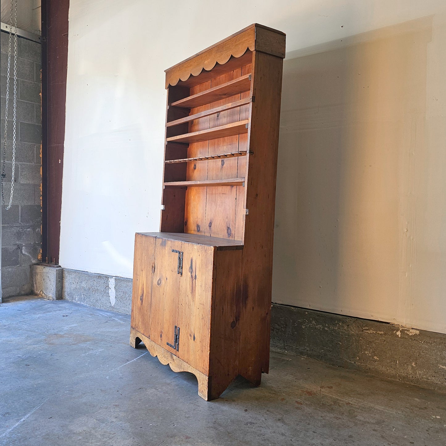 Early American Pine Hutch