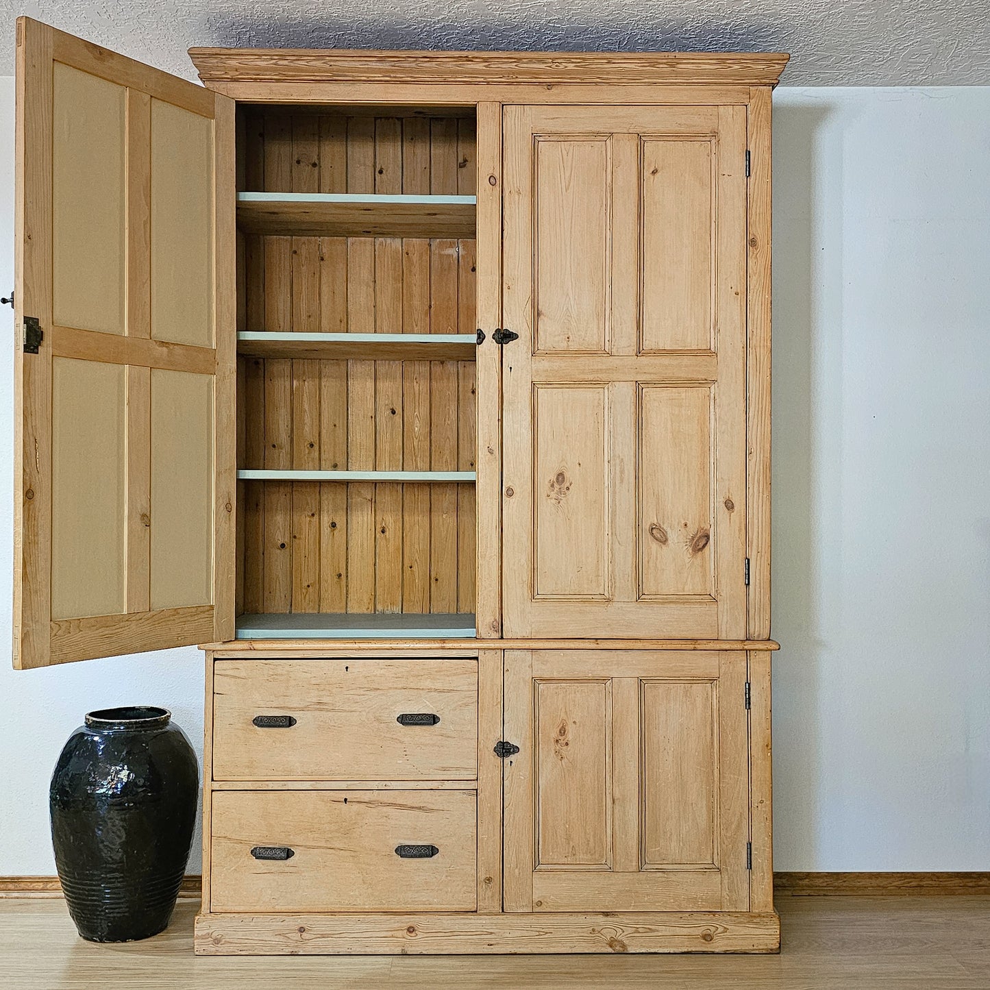 Antique Pine Housekeeper's Cupboard