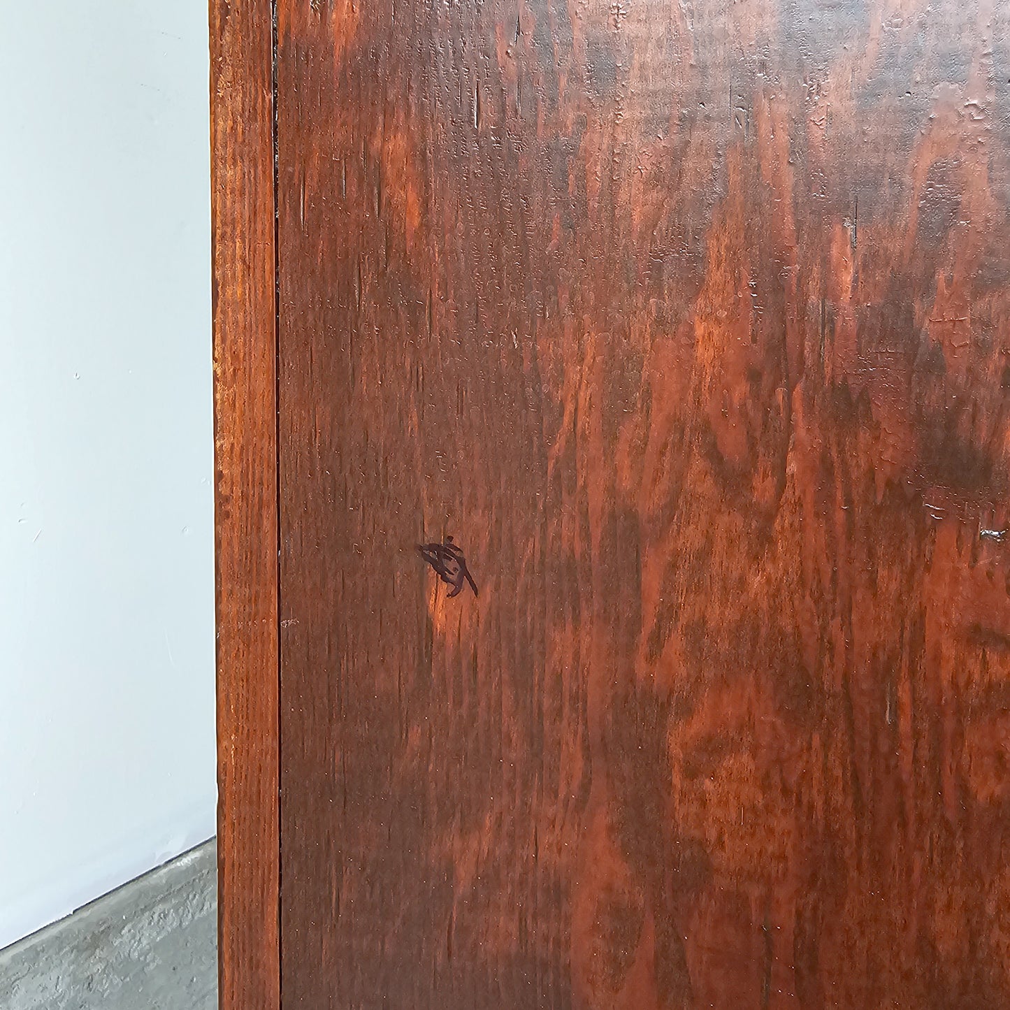 Early 1900's American cabinet with glass doors