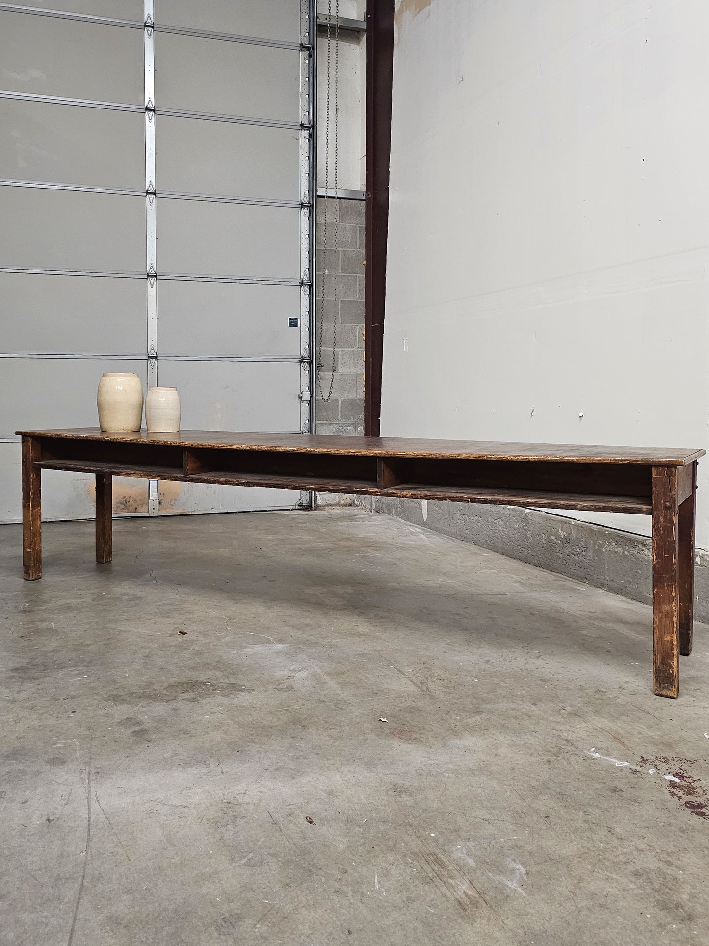 Antique Early 1900s Library Table