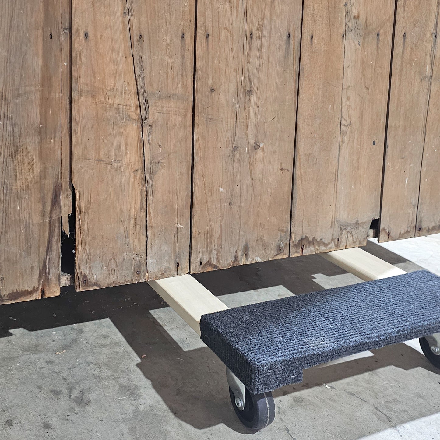 Antique Pale Yellow Painted Pine Cabinet - Circa 1905