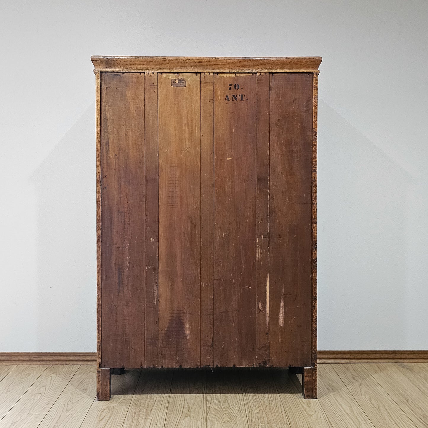 Oak cabinet by H.C. Breeden Co.