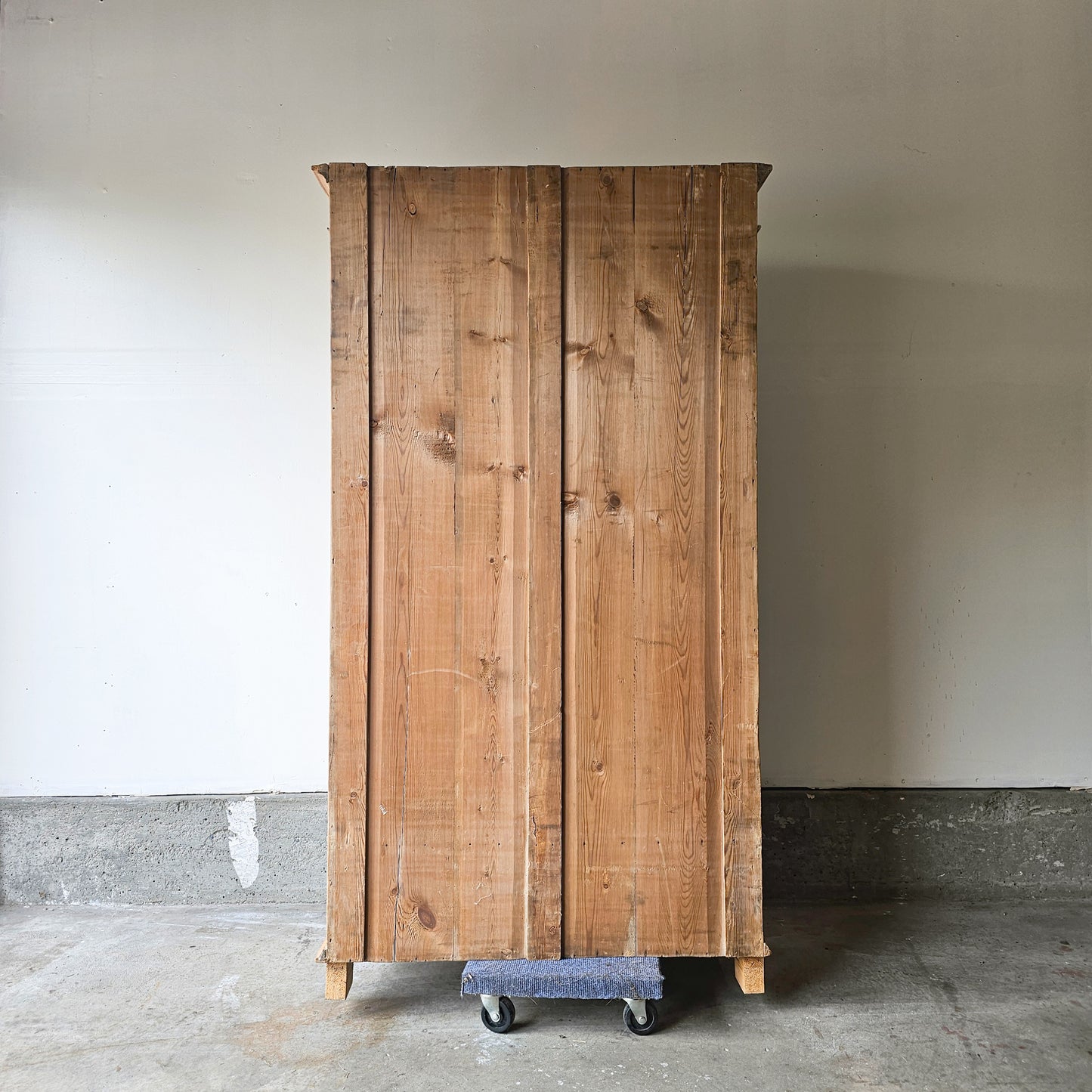 Antique Pine Single Door Wardrobe Cabinet