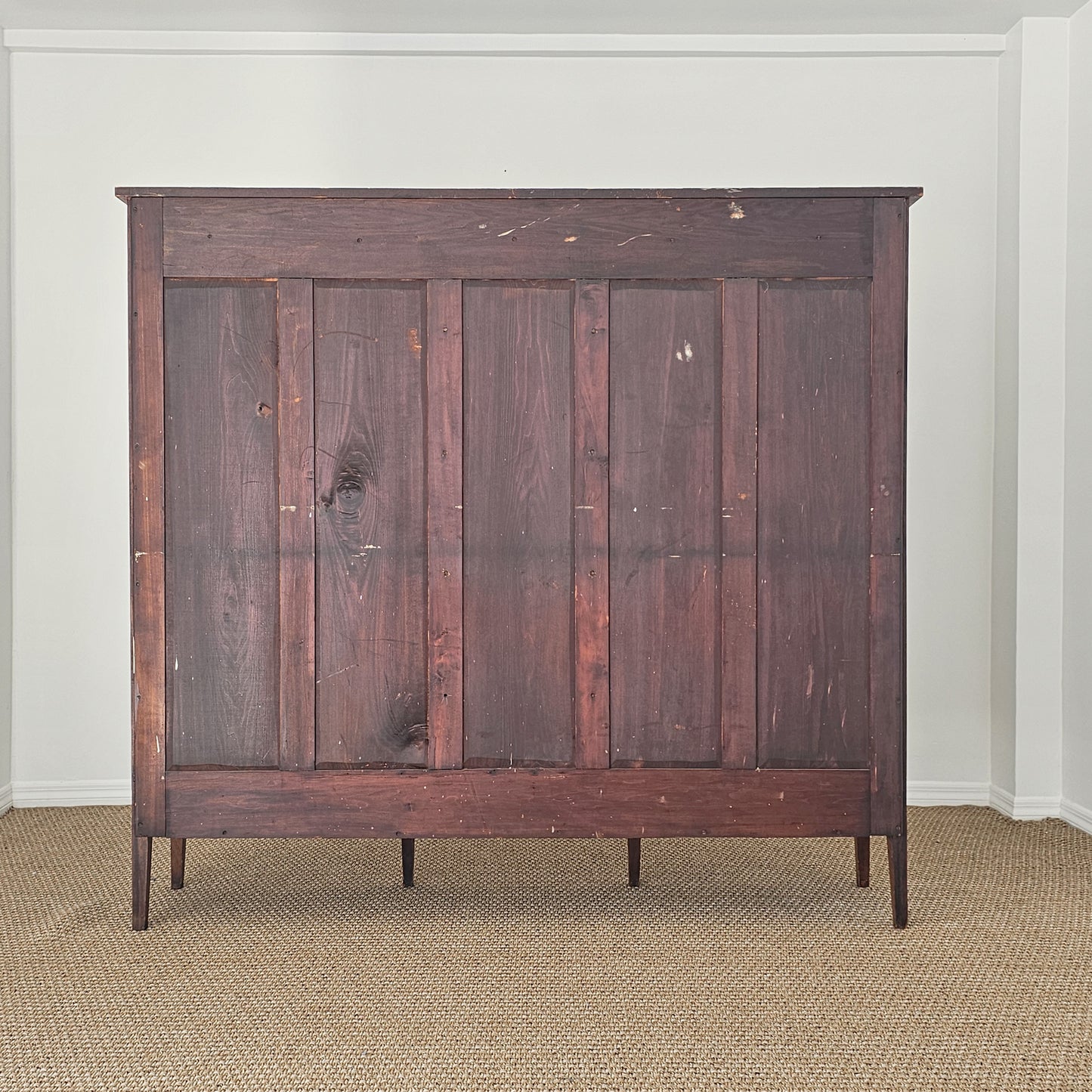 Antique Arts & Crafts Style Glass Door Display Bookcase Cabinet | Circa 1910–1920