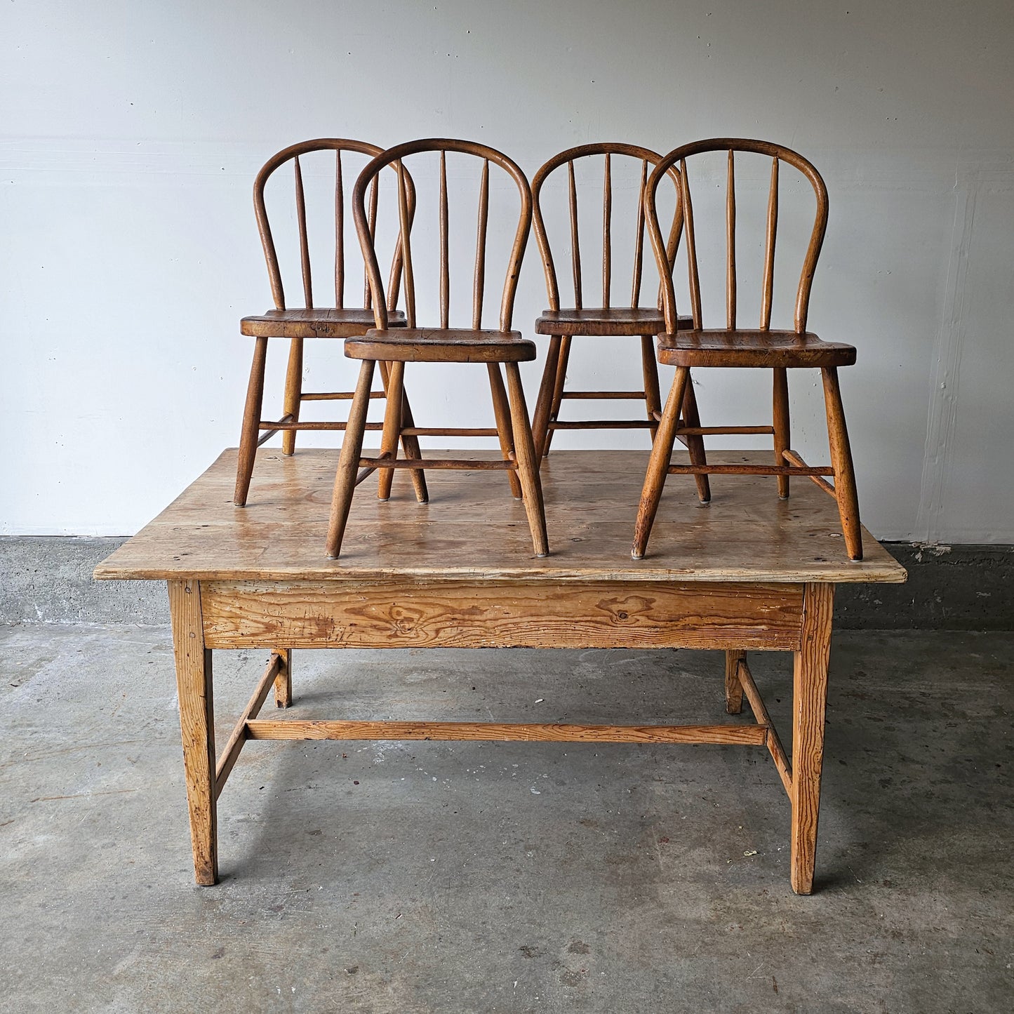 Small Antique English Pine Table