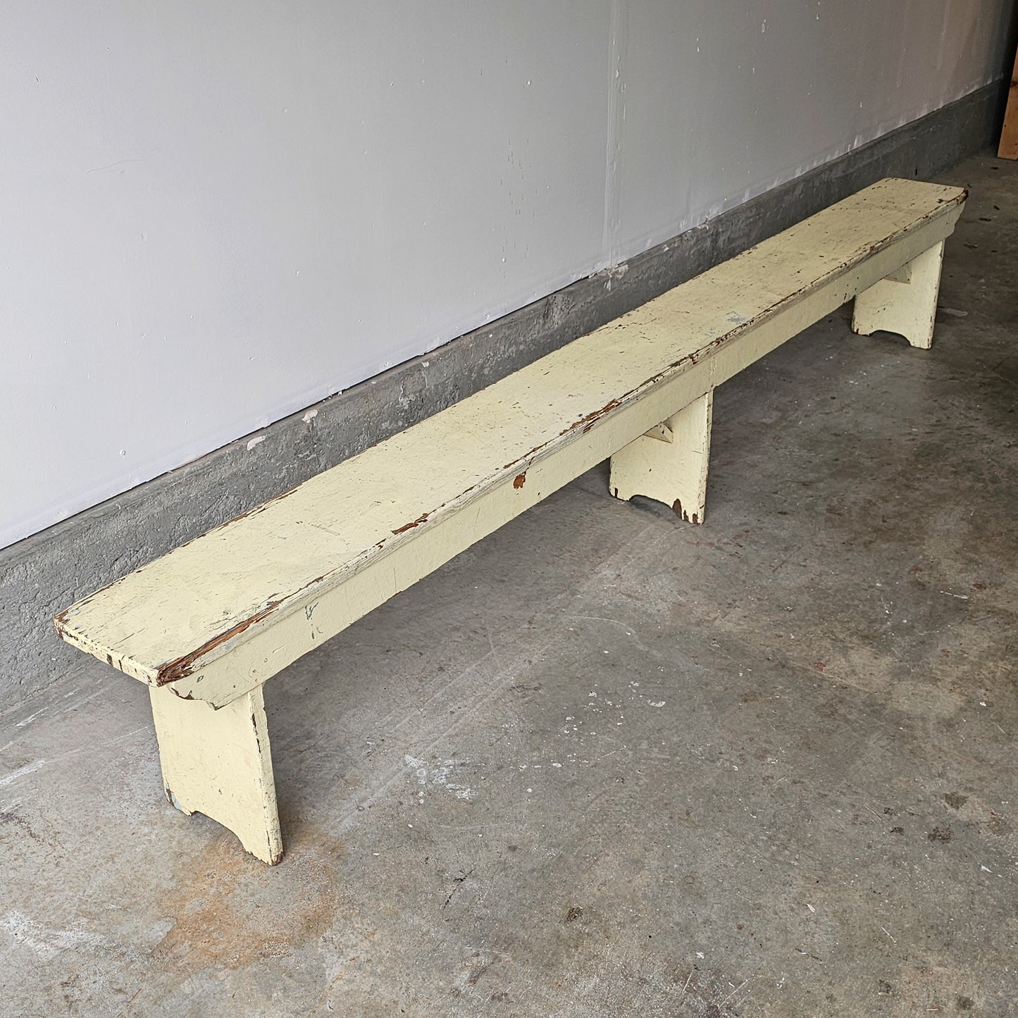 Primitive Bench with Original Paint Finish