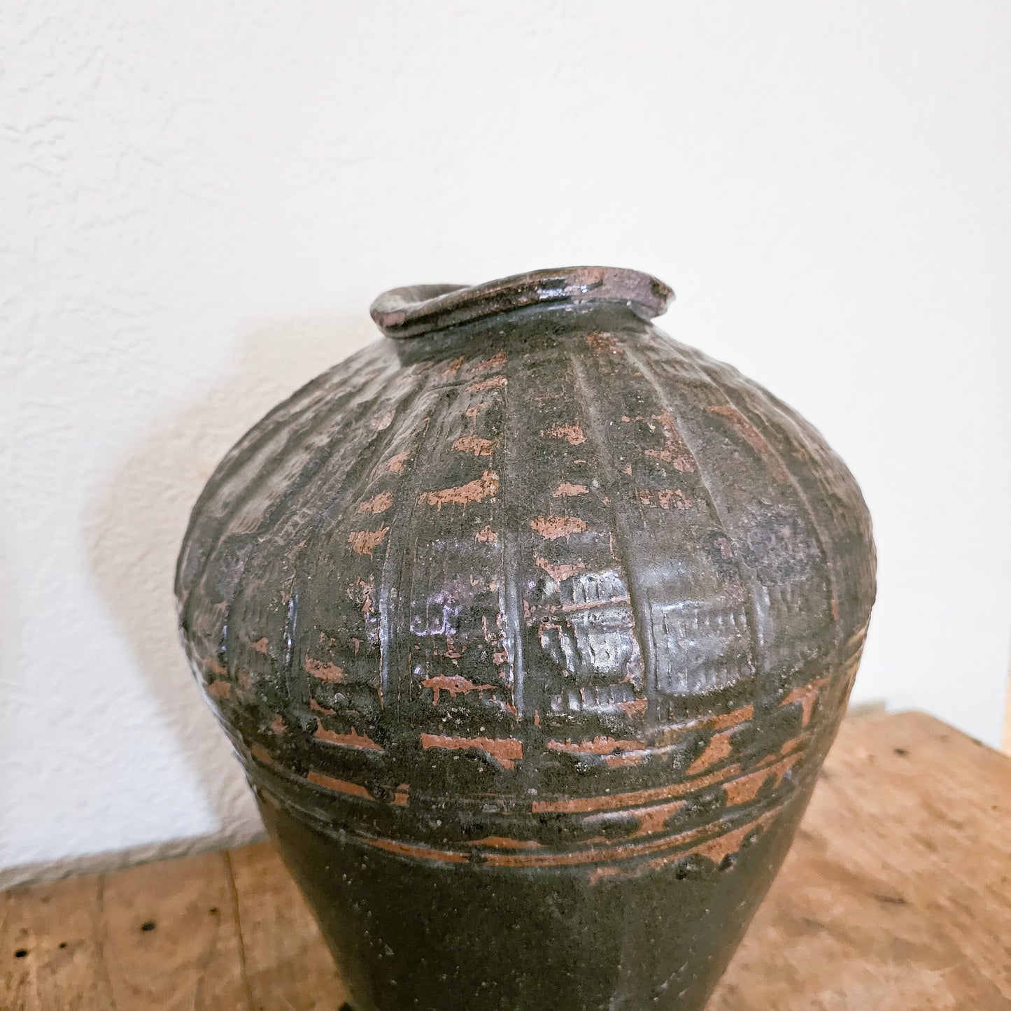 Vintage rice wine jar-small