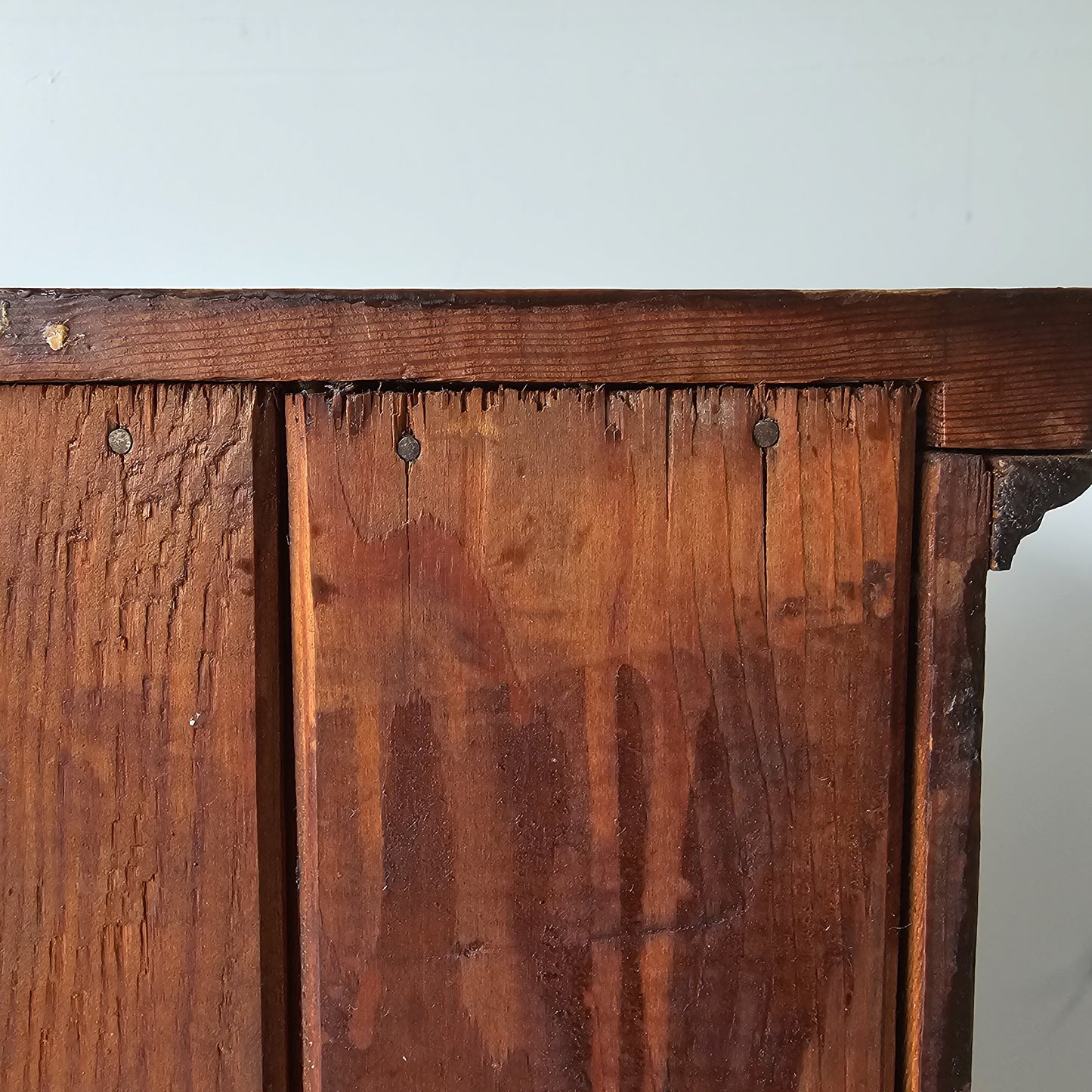 Early 1900's American cabinet with glass doors
