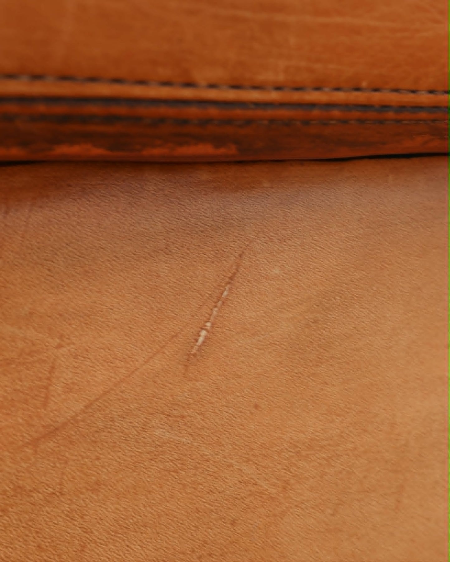 Vintage Ralph Lauren Leather Sofa by Henredon - Circa 1990's