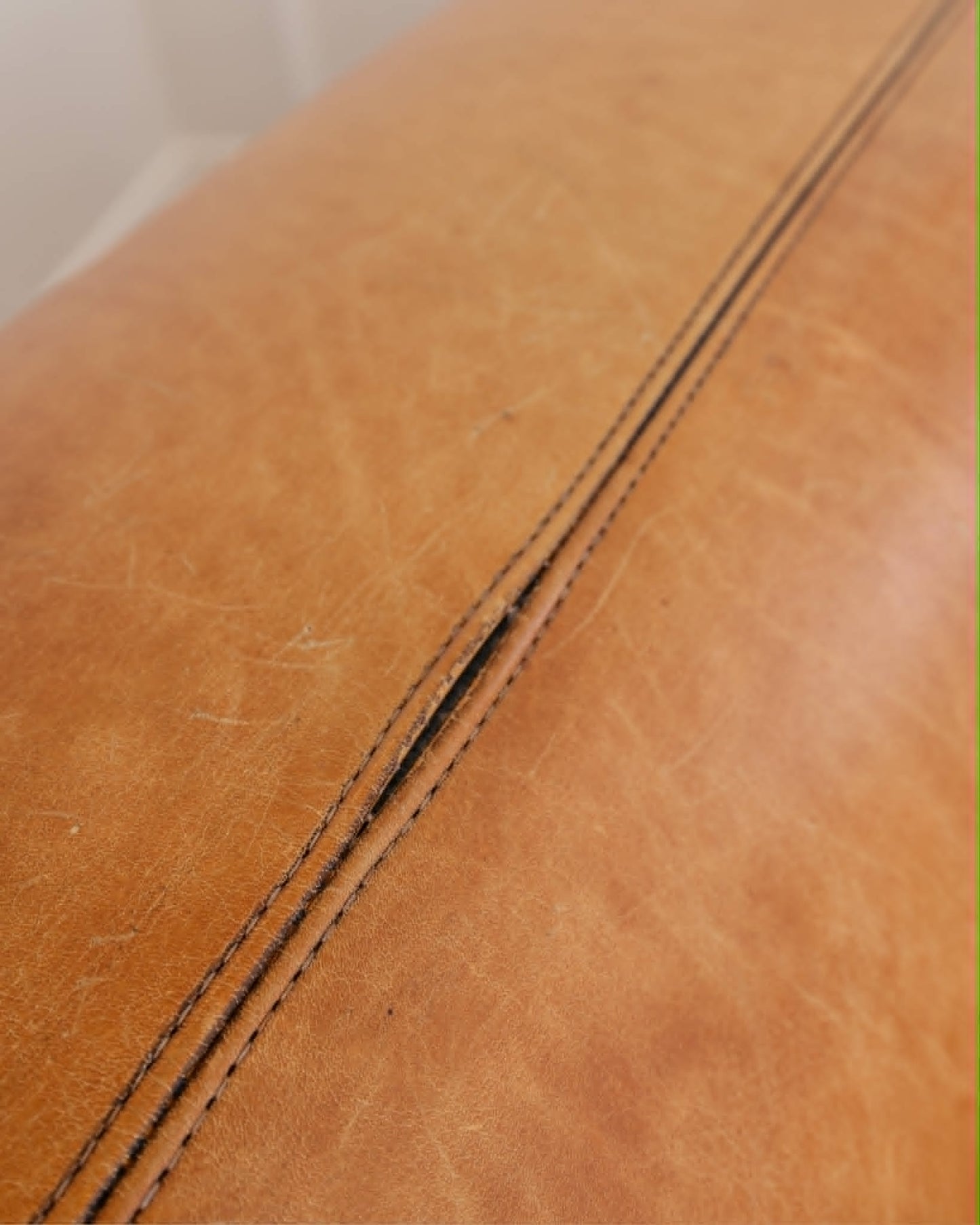 Vintage Ralph Lauren Leather Sofa by Henredon - Circa 1990's