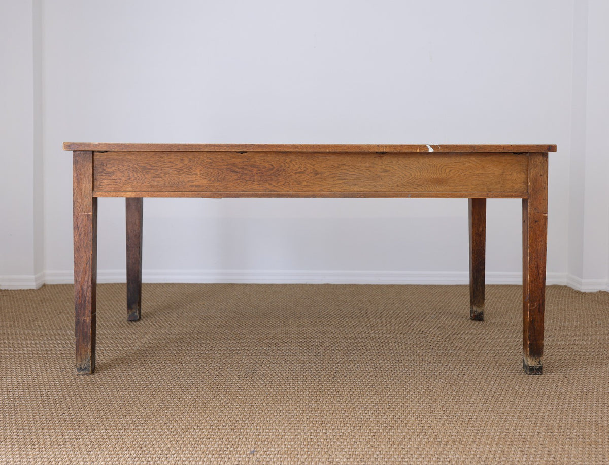Antique Oak Library Table/Desk | C. 1900-1920