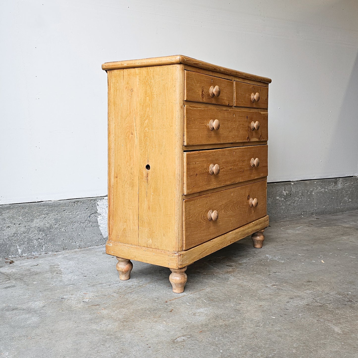Antique English Pine Dresser - Circa 1880
