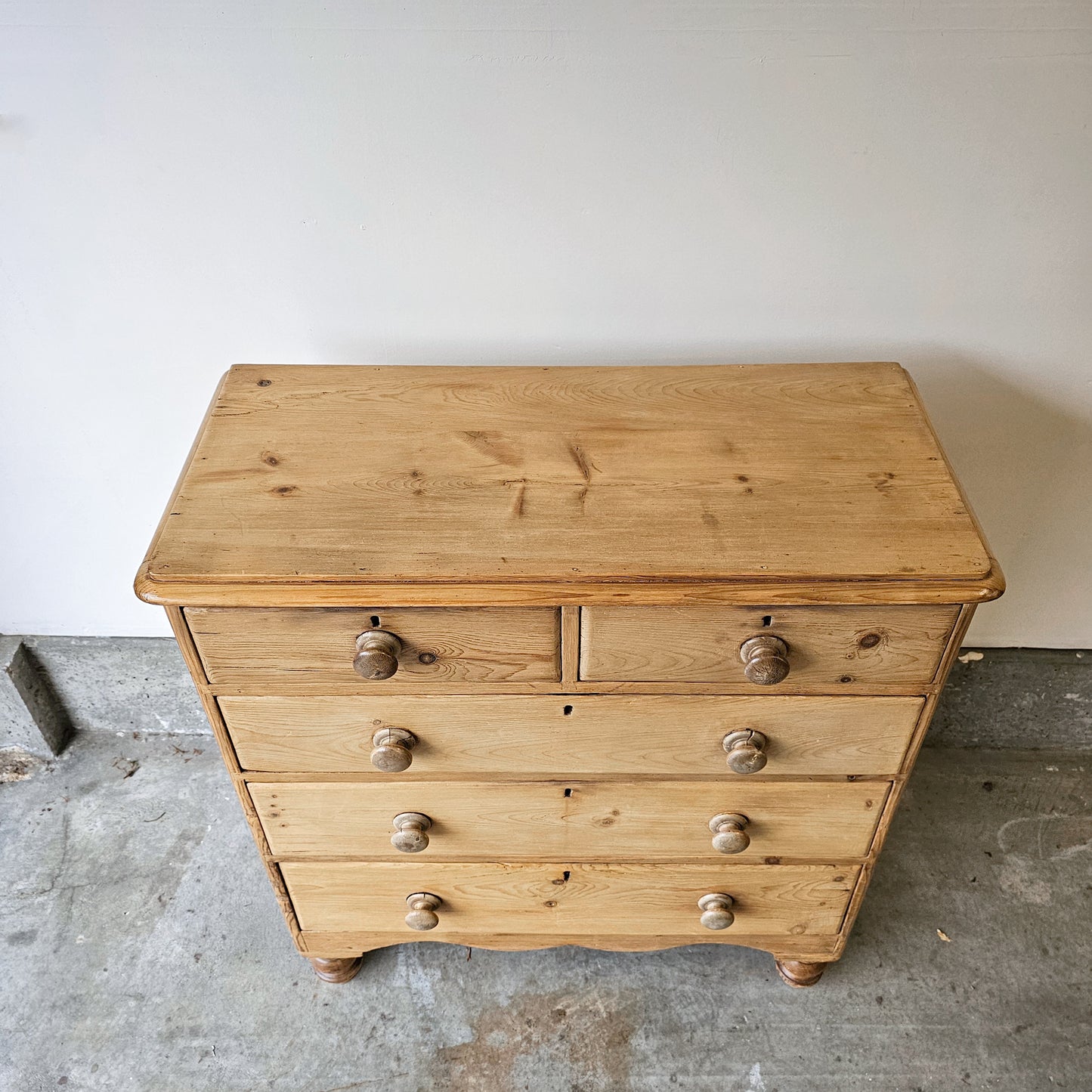 Antique English Pine Dresser - Circa 1870