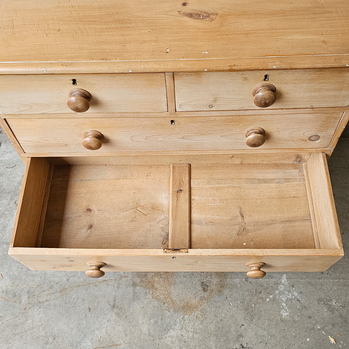 Antique English Pine Dresser- Circa 1870
