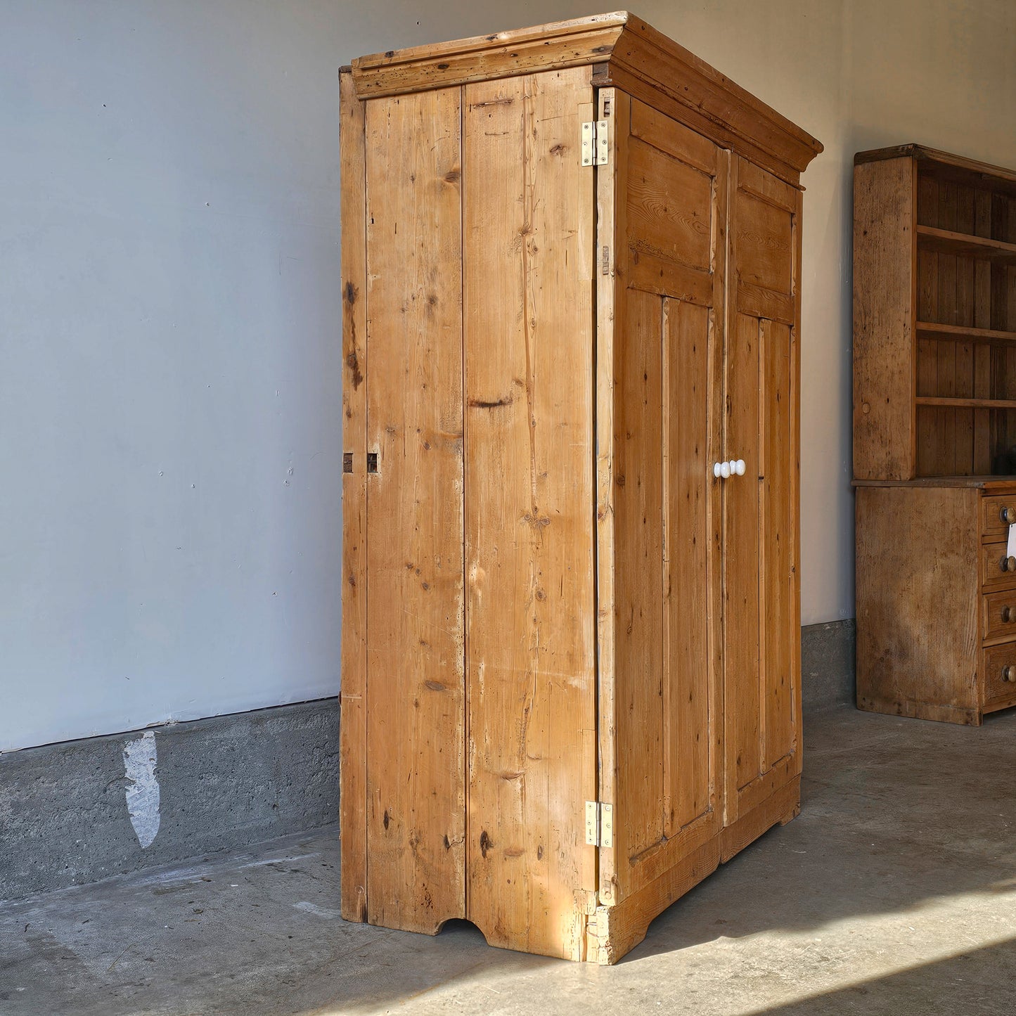 Antique Pine Pantry Cabinet