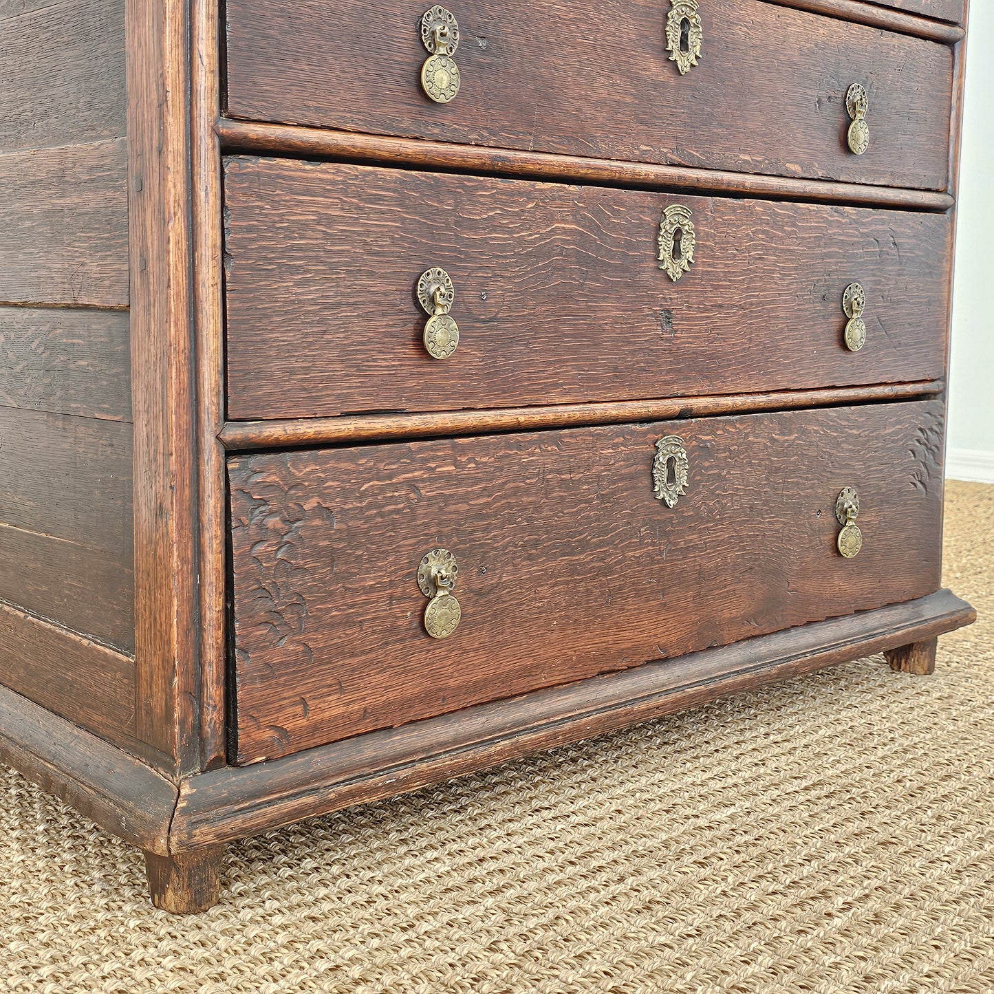 Antique English Oak Dresser - Circa 1780
