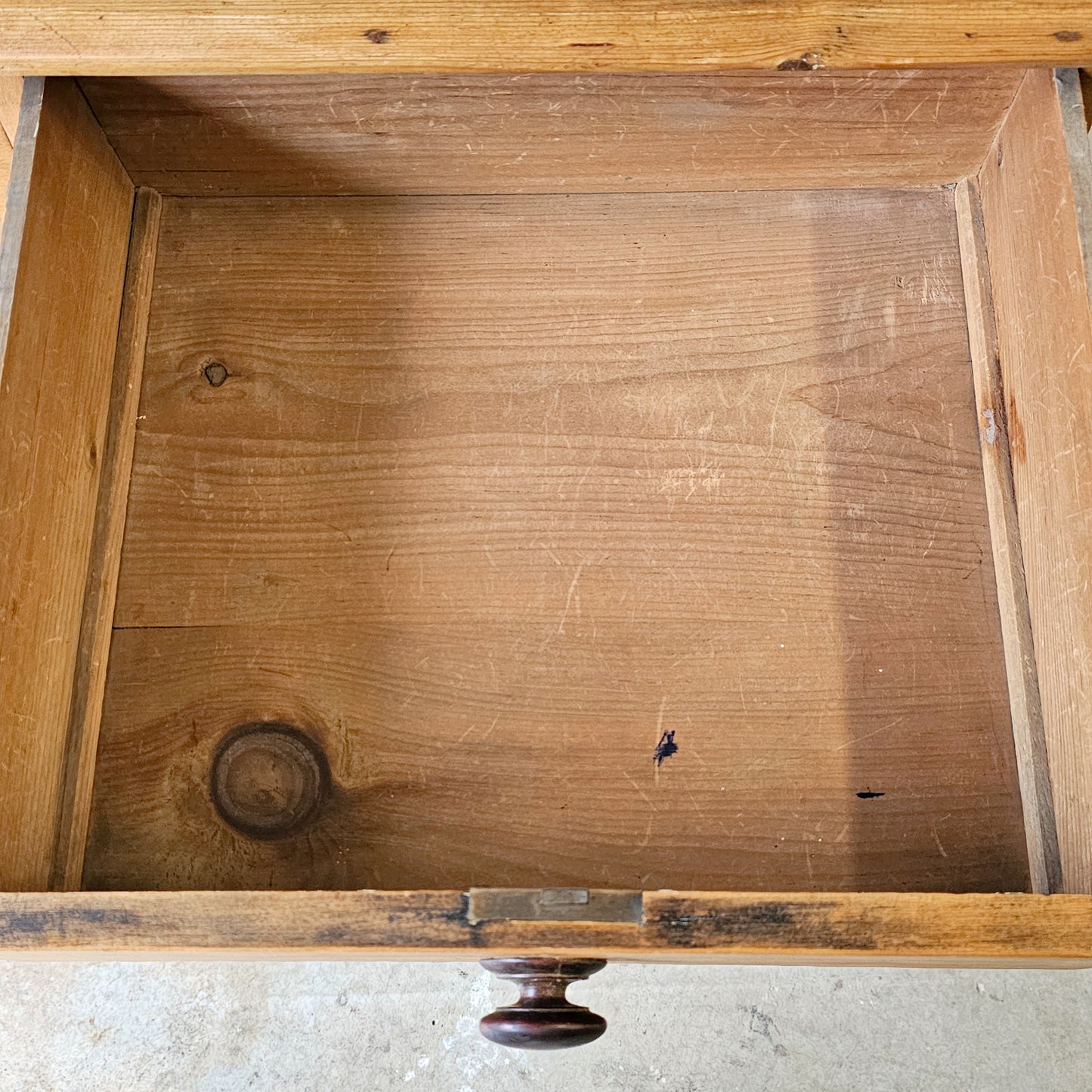 Antique English Pine Dresser - Circa 1880