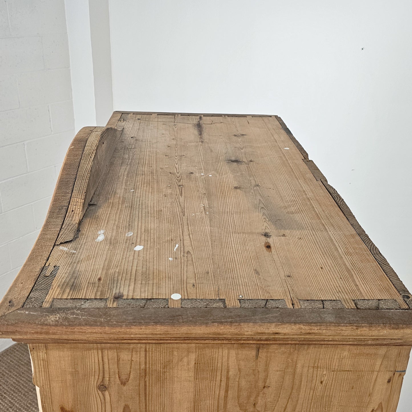 Antique English Pine Single Door Cupboard