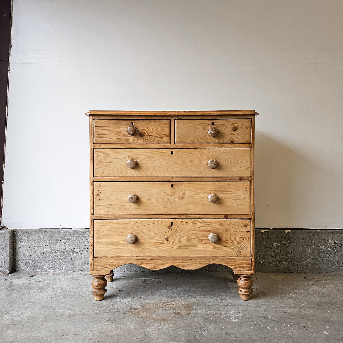 Antique English Pine Dresser - Circa 1870