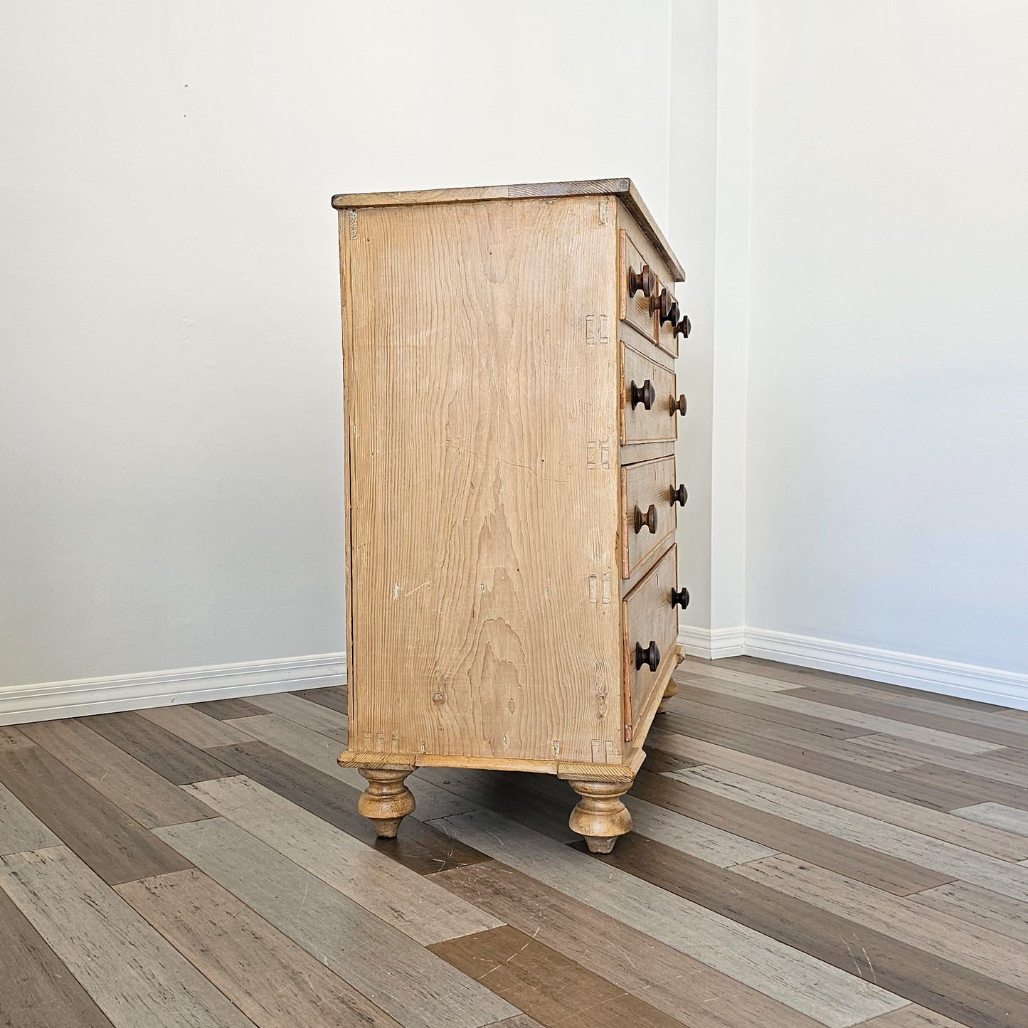 Antique Pine Chest of Drawers / Dresser - Circa 1870