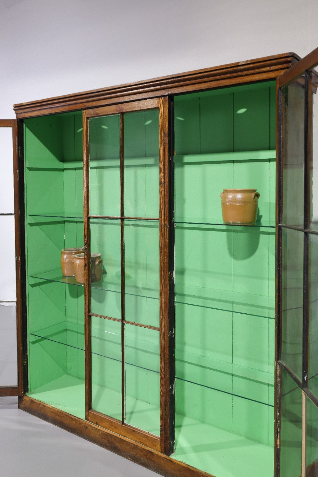 Matching Pair of Antique Glazed Display Cabinets | Circa 1860