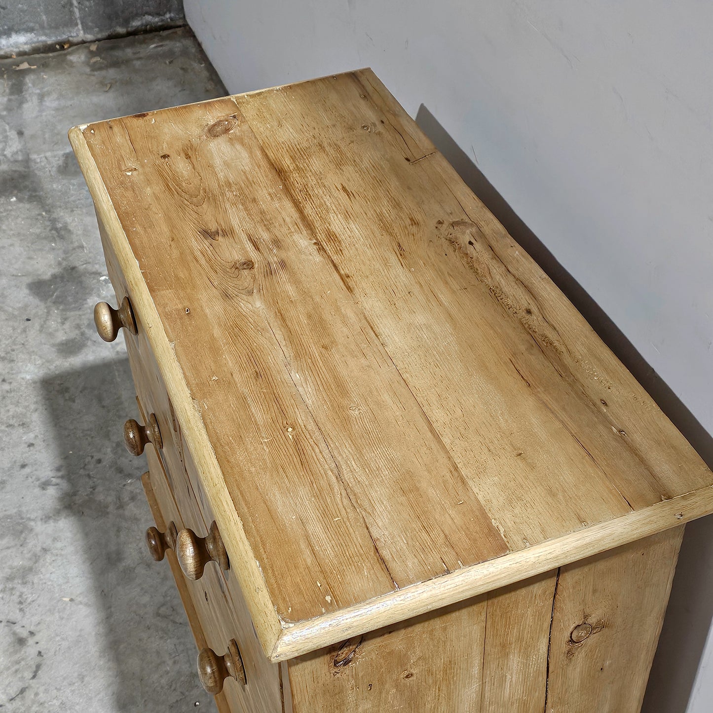 Antique English Pine Petite Dresser or Nightstand - Circa 1870