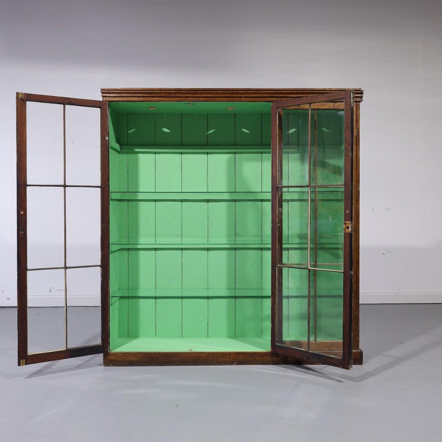 Matching Pair of Antique Glazed Display Cabinets | Circa 1860