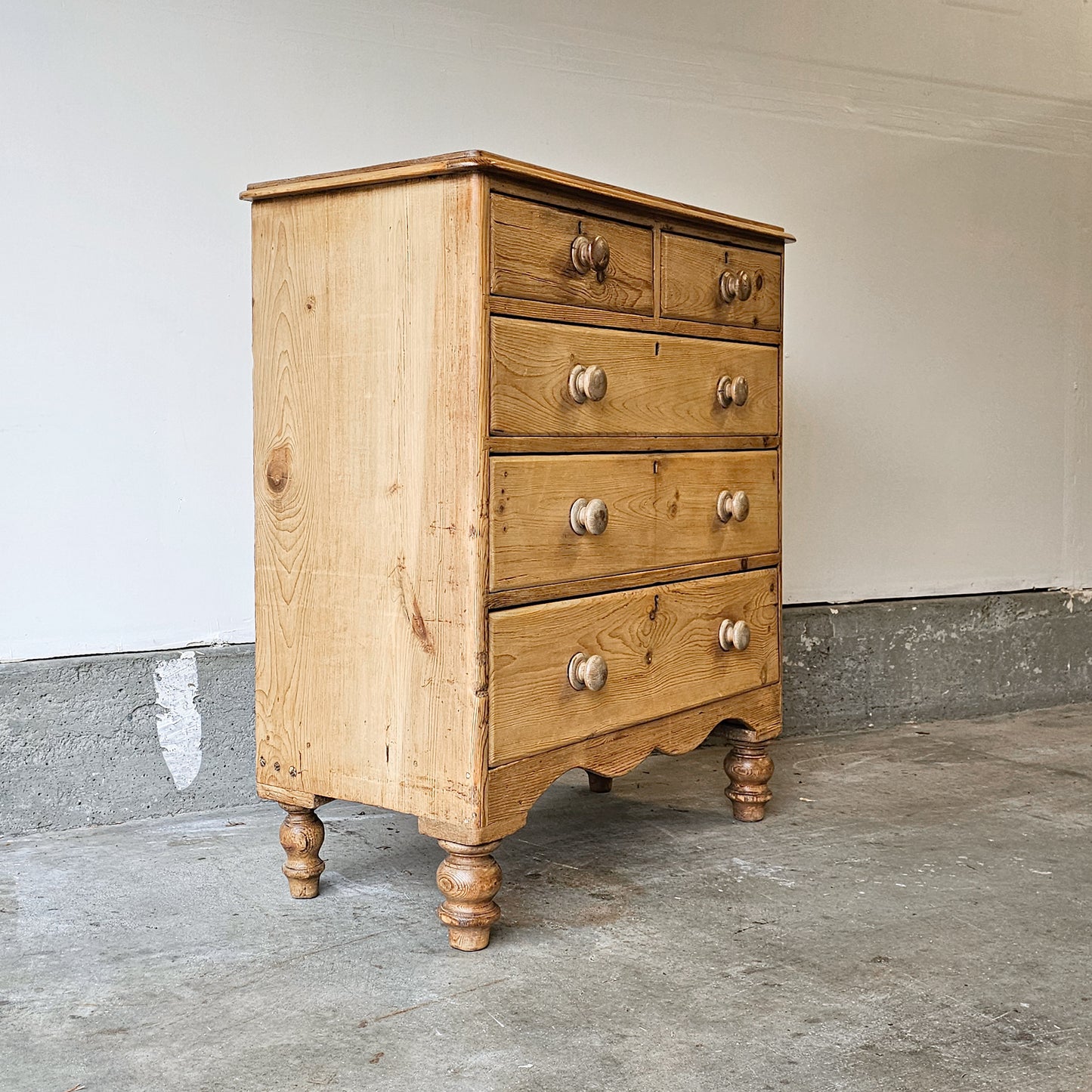 Antique English Pine Dresser - Circa 1870