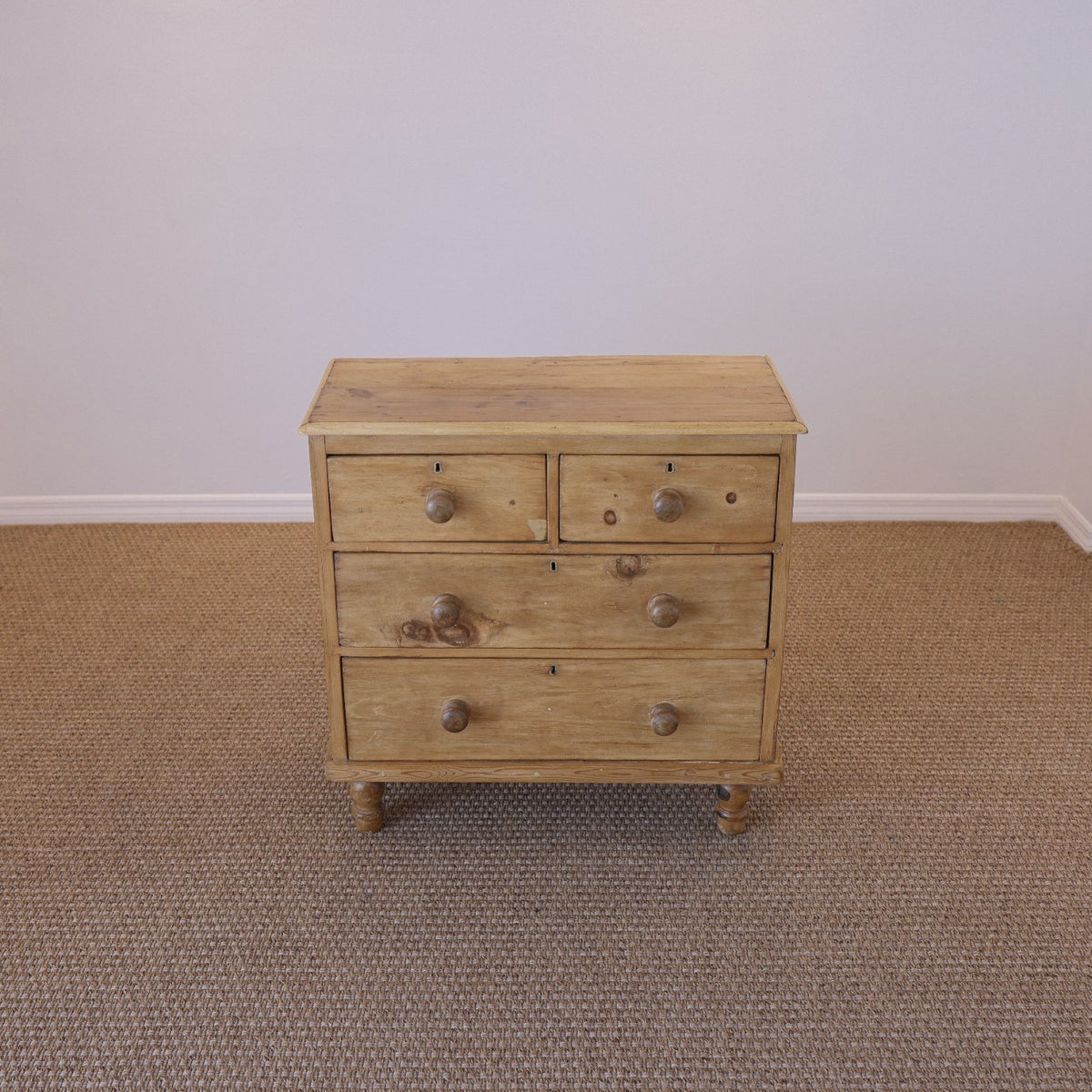 Antique English Pine Petite Dresser or Nightstand - Circa 1870 #01