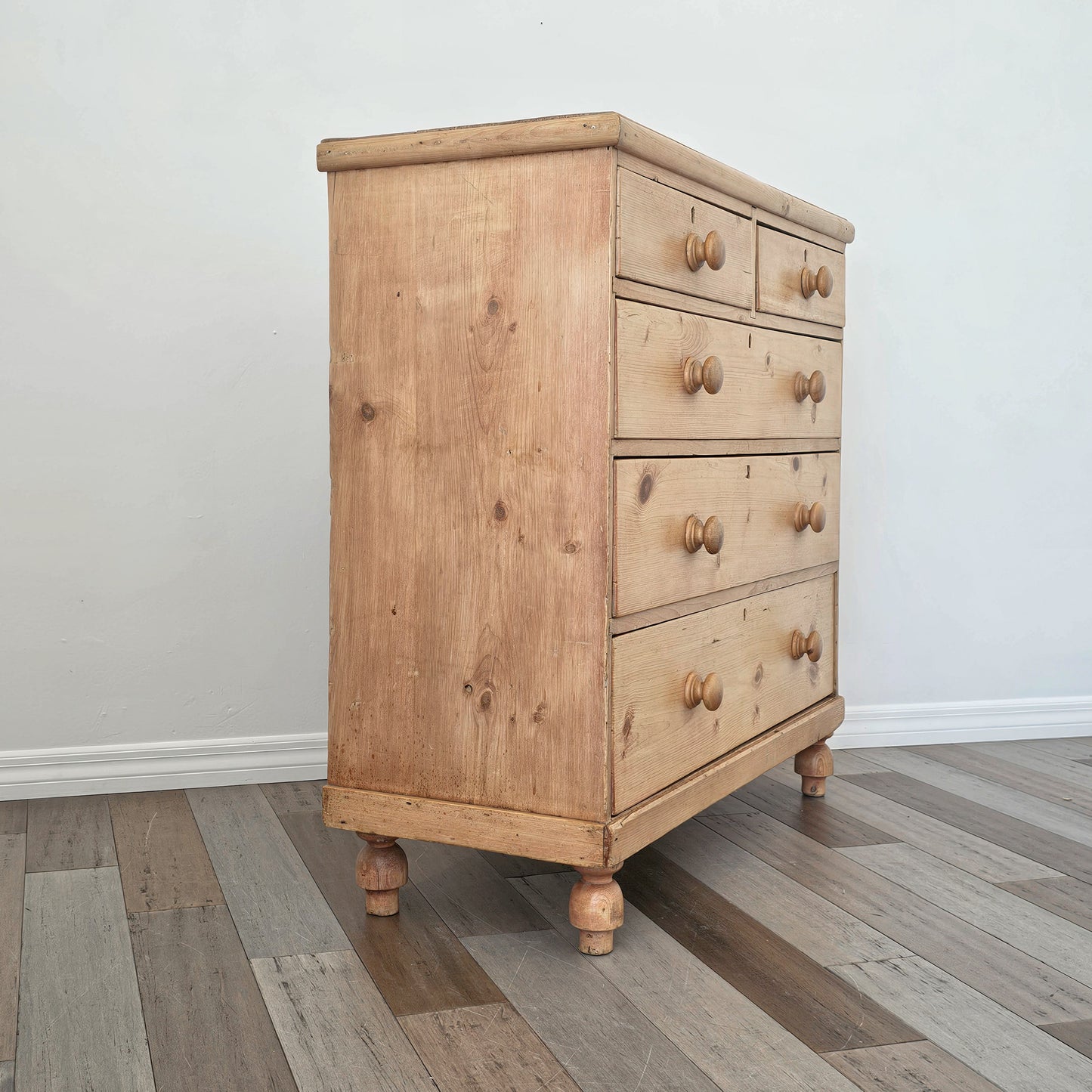 Antique English Pine Dresser - Circa 1870