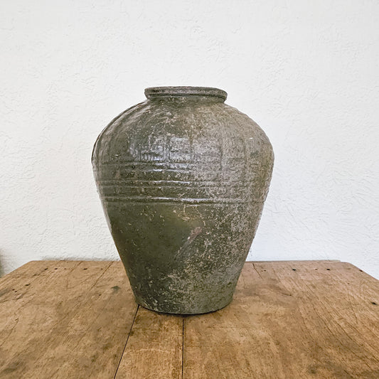 Vintage rice wine jar-small