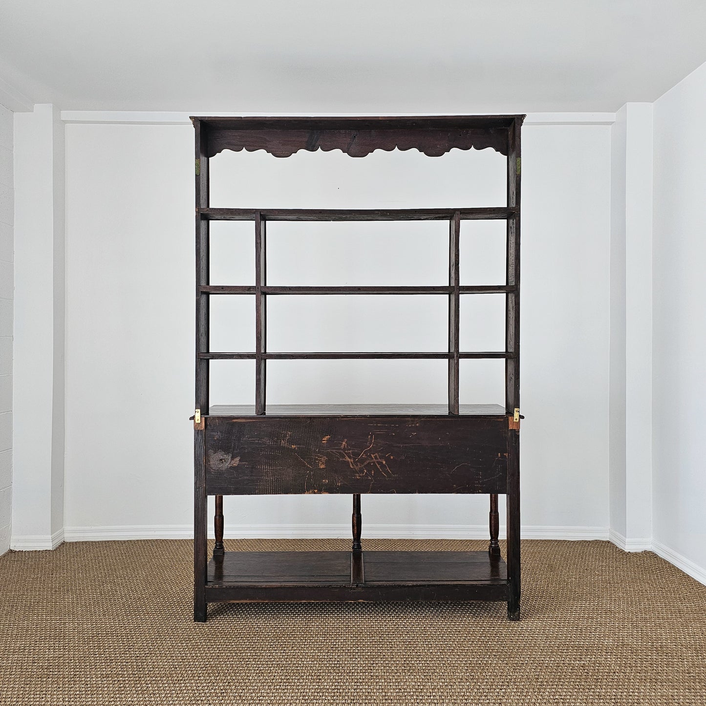 Antique Welsh Oak Plate Rack Dresser | Circa 1830
