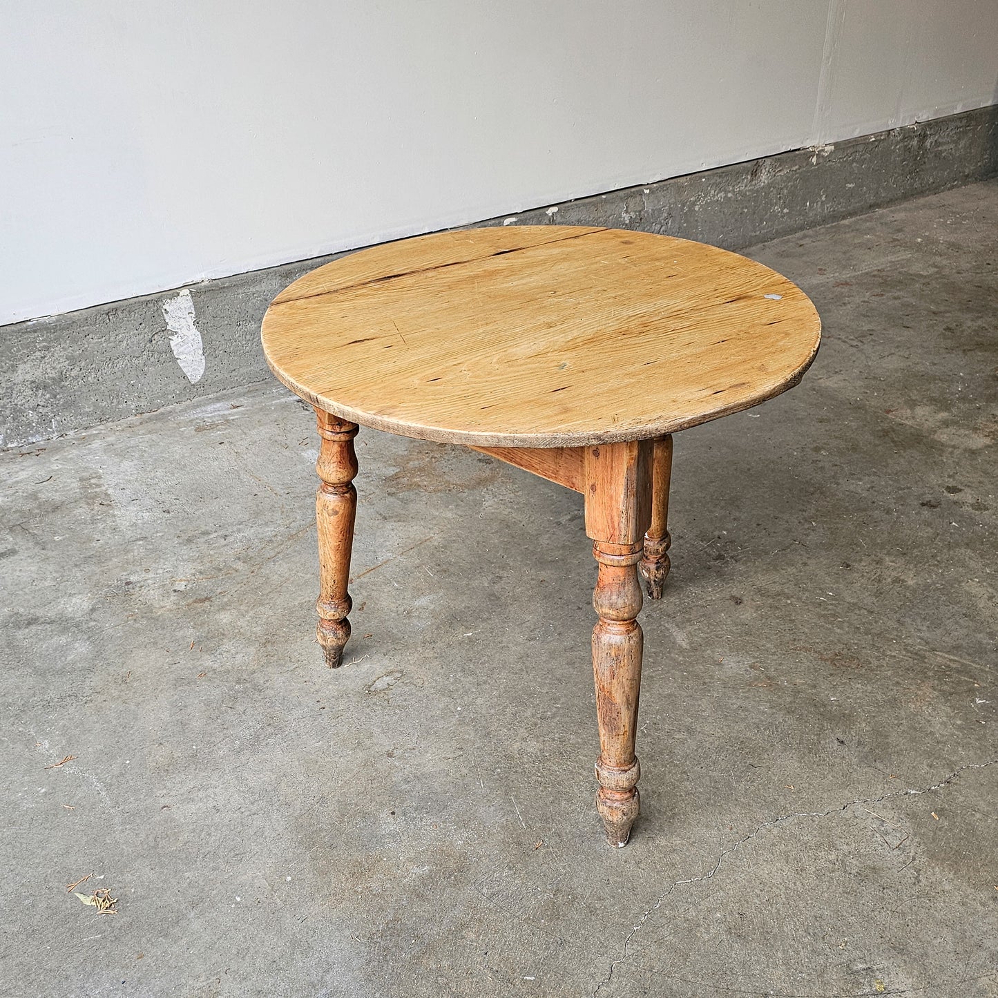 Antique English Pine Cricket Table - Circa 1870