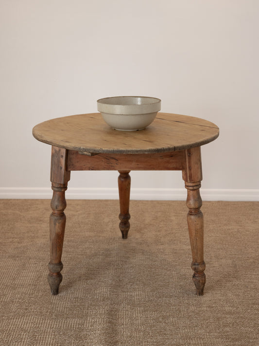 Antique English Pine Cricket Table - Circa 1870