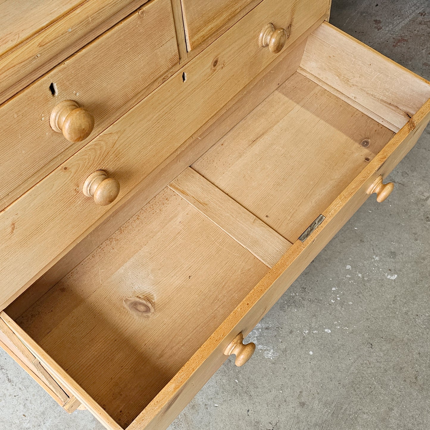 Antique English Pine Dresser - Circa 1870