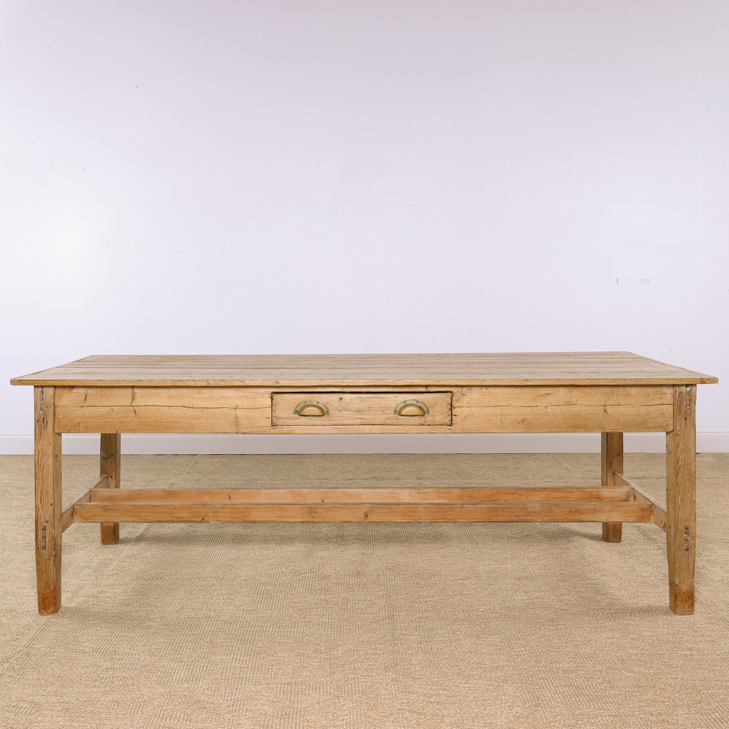 Antique Irish Pine Farmhouse Table | Circa 1870