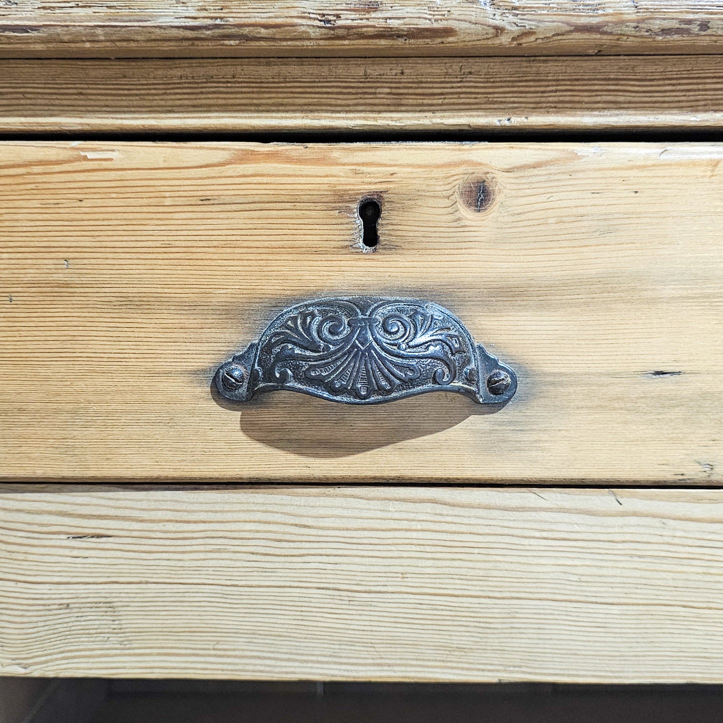 Antique English Pine Cupboard - Circa 1870